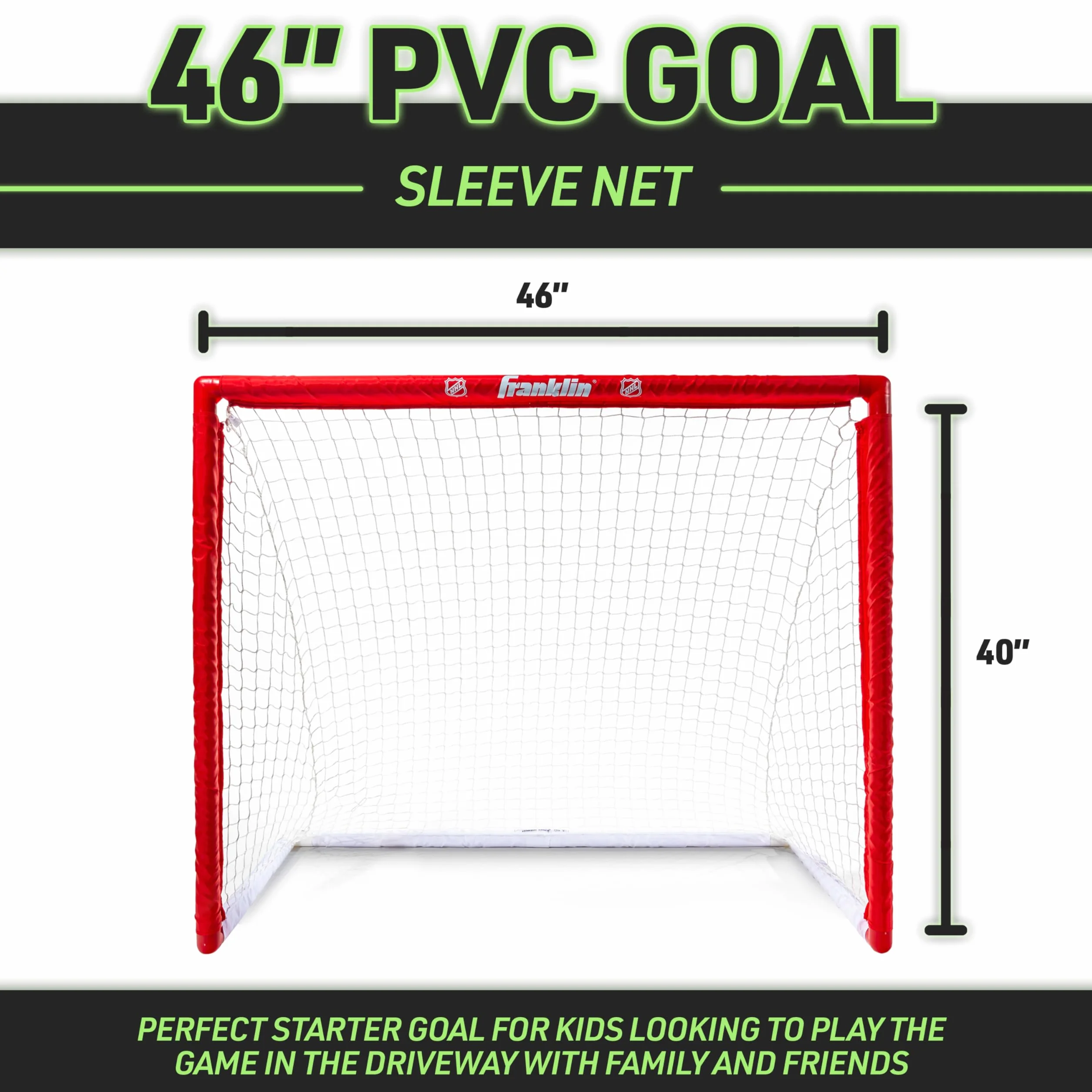 Franklin Sports NHL bramka hokejowa dla dzieci 117 cm PVC przenośna