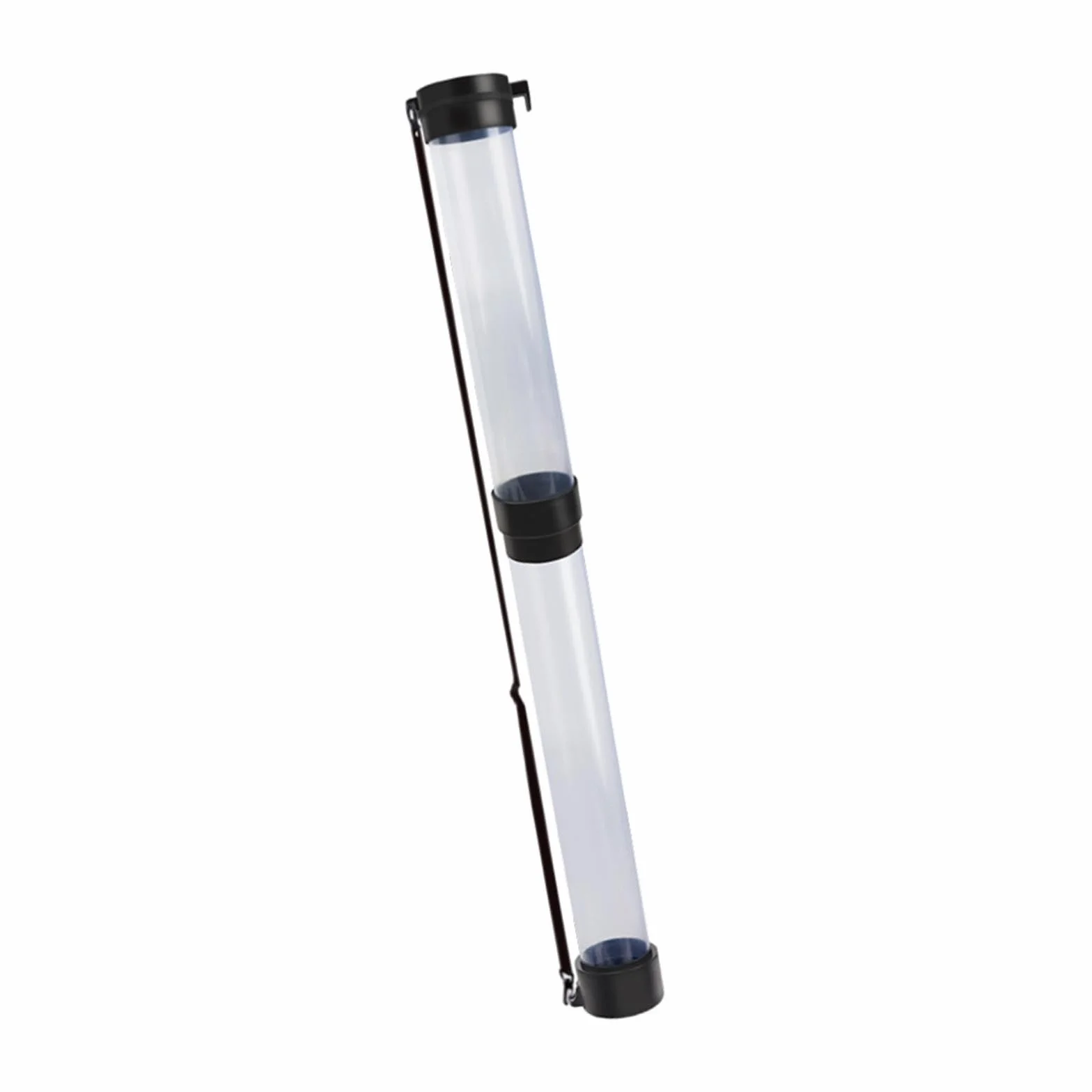 LOVIVER Tubo para Recoger Pelotas de Tenis Telescópico Transparente Capacidad 15
