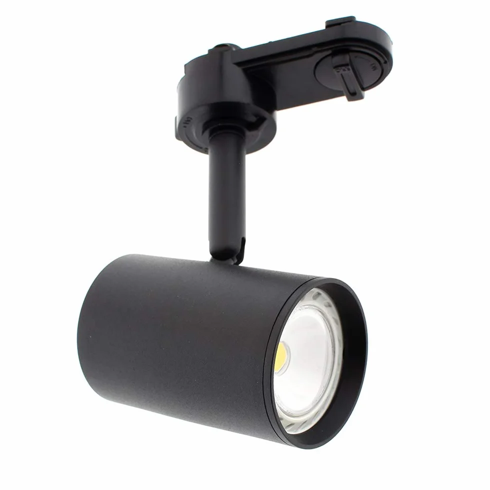 LEDBOX RAIL COOK Housing GU10 negro monofásico