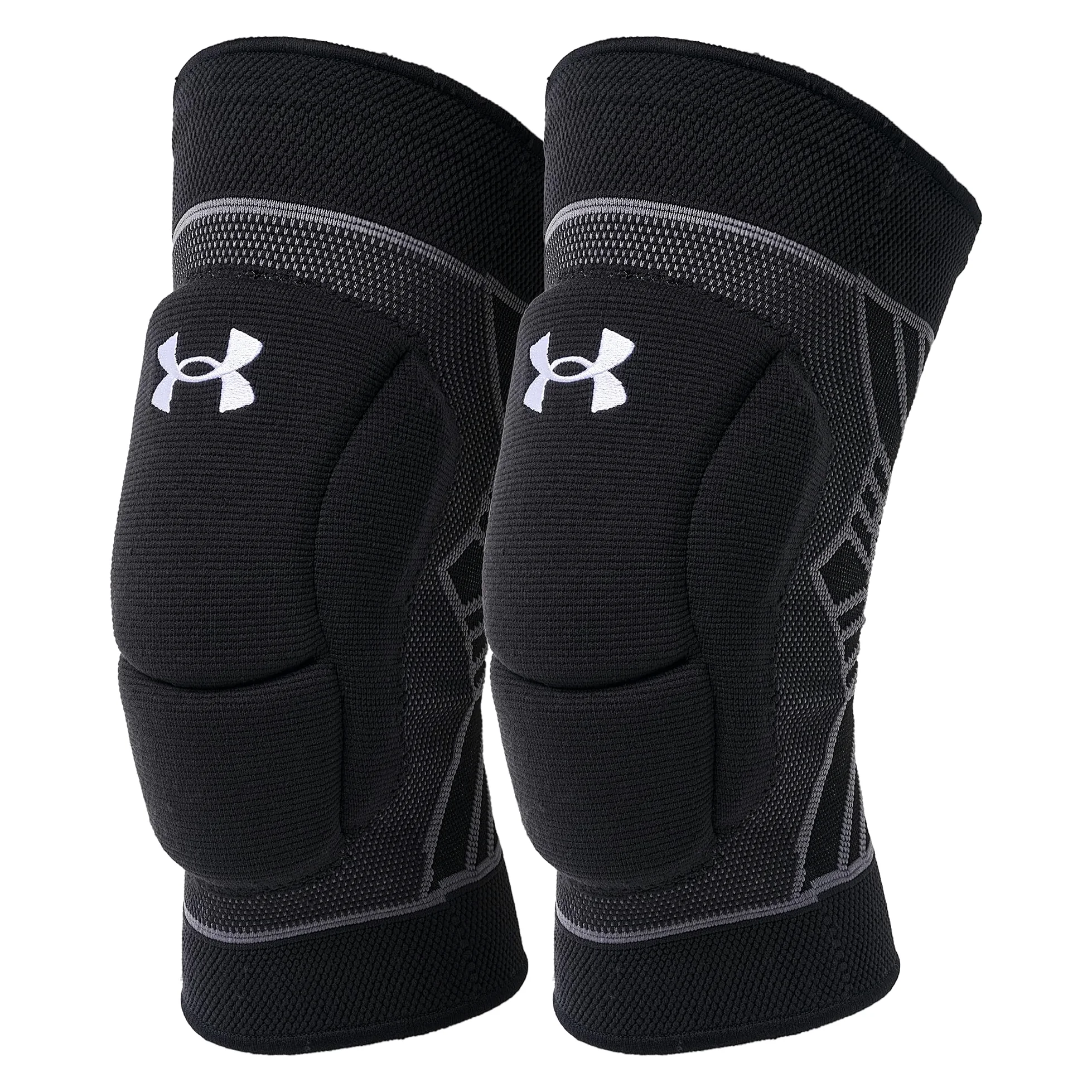 Under Armour 3 rodilleras largas VB para adultos, color negro, L