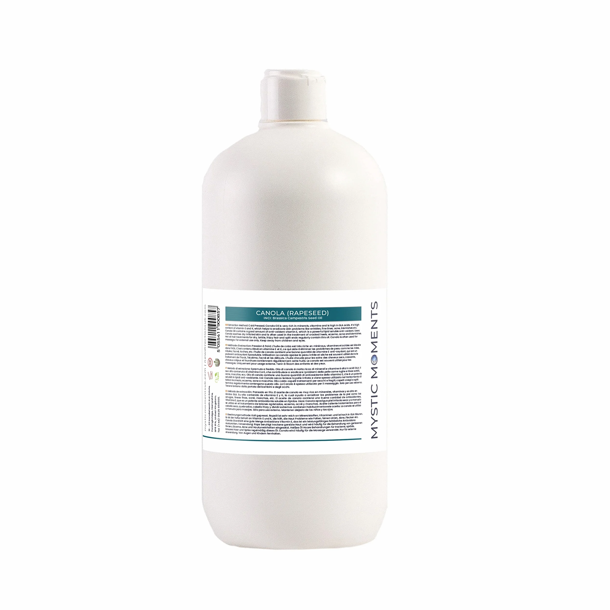 Mystic Moments Canola Aceite Vehicular 1 Litro Pura