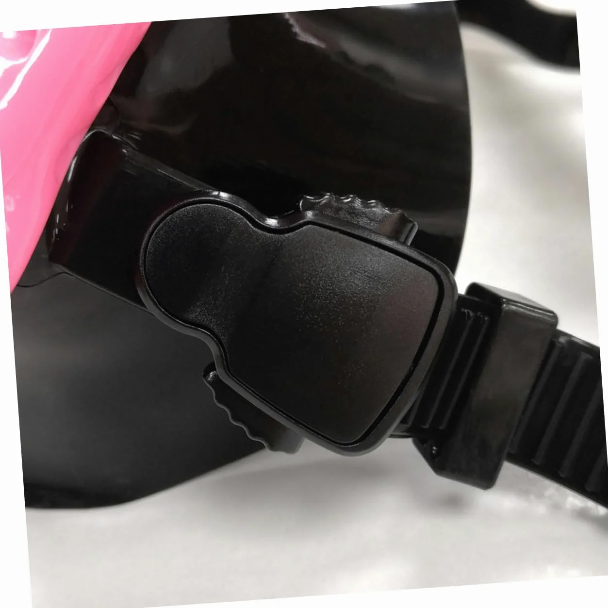 Gafas De Buceo y Esnórquel para Adultos Conjunto De y Tubo De Diseño De Ventana Única Antivaho y Color Rosa Marco