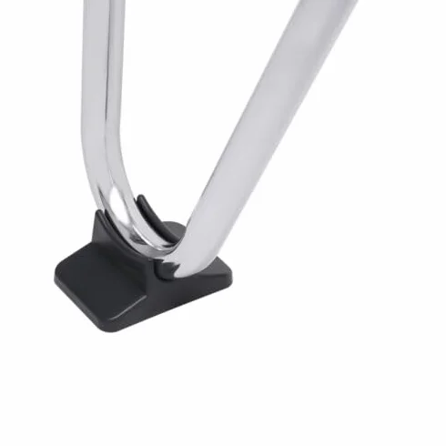 Taburete de Pedicura 2 en 1 con Reposapiés Ajustable, Almohadilla de PVC para Salón de Belleza