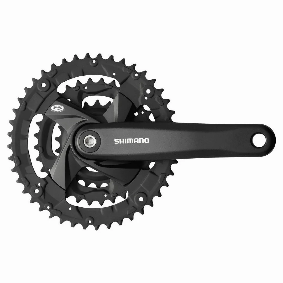 Shimano Altus M371 Juego de bielas 170 mm 44-32-22 9 velocidades Plata