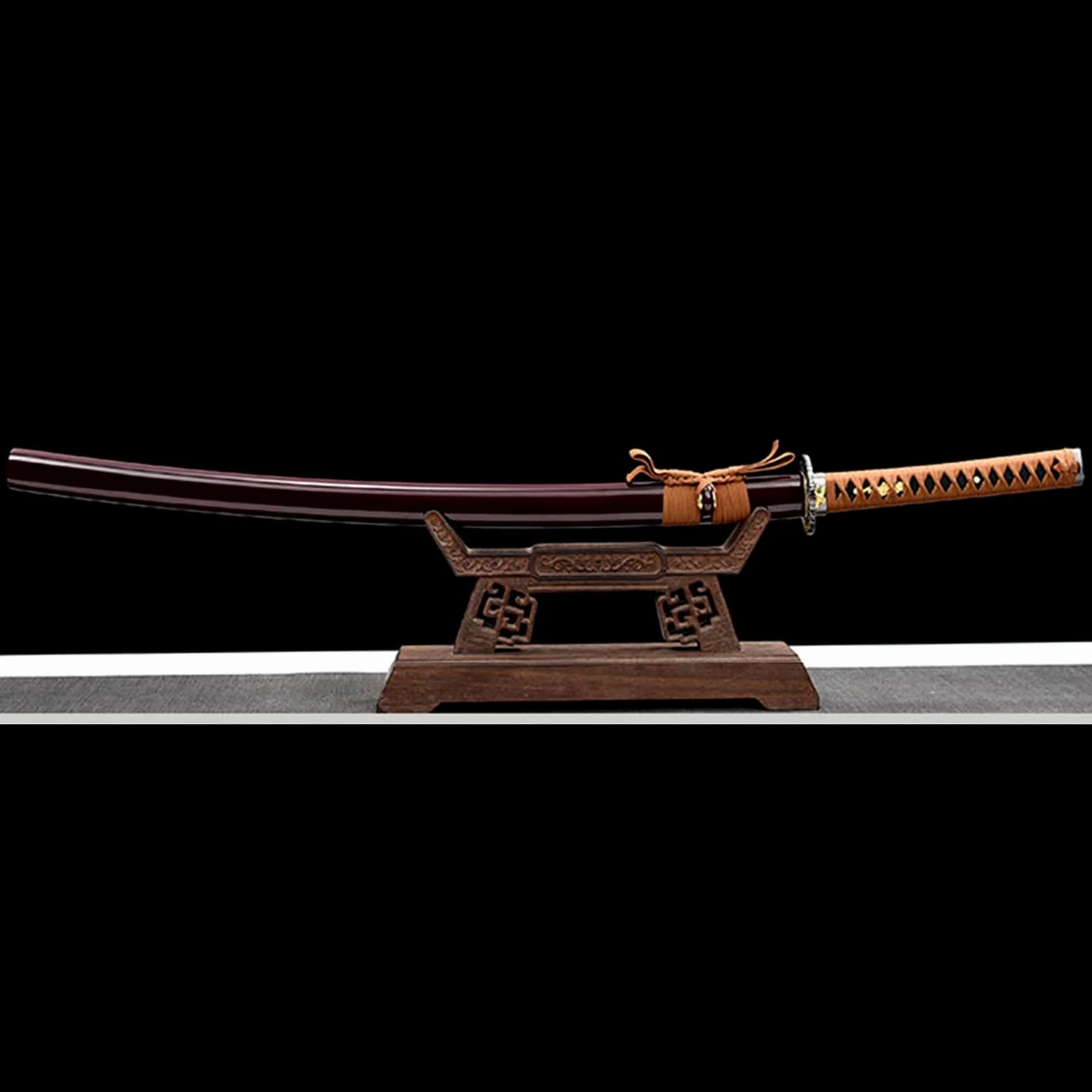 Katana Japonesa de Bambú 103 cm Espada Samurái Tradicional de Madera Bokken Artesanal para Entrenamiento de Kendo