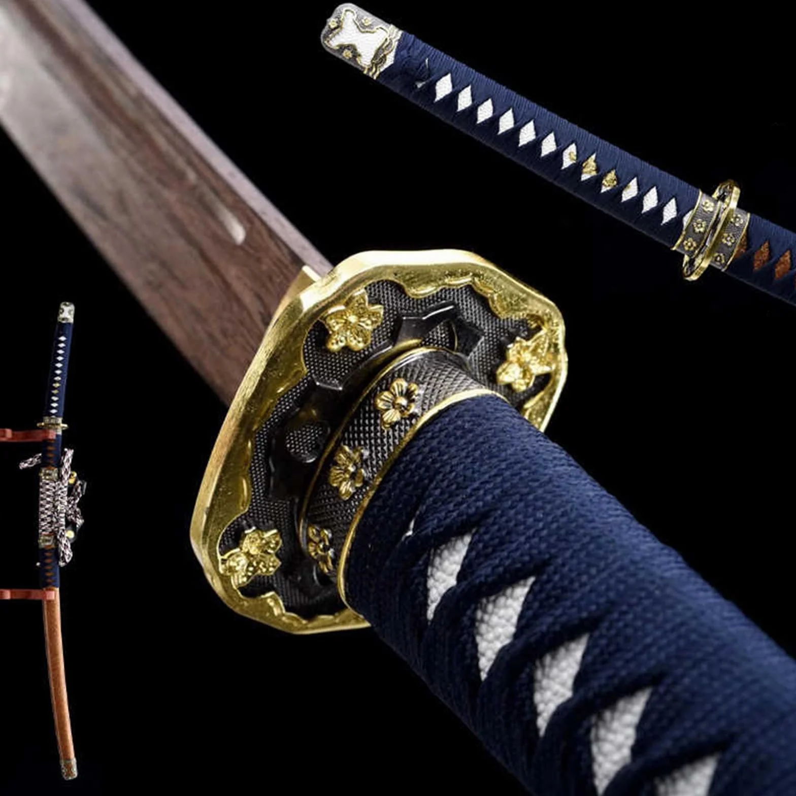 Katana Japonesa de Madera Tachi Palisandro Natural 104 cm Entrenamiento Kendo