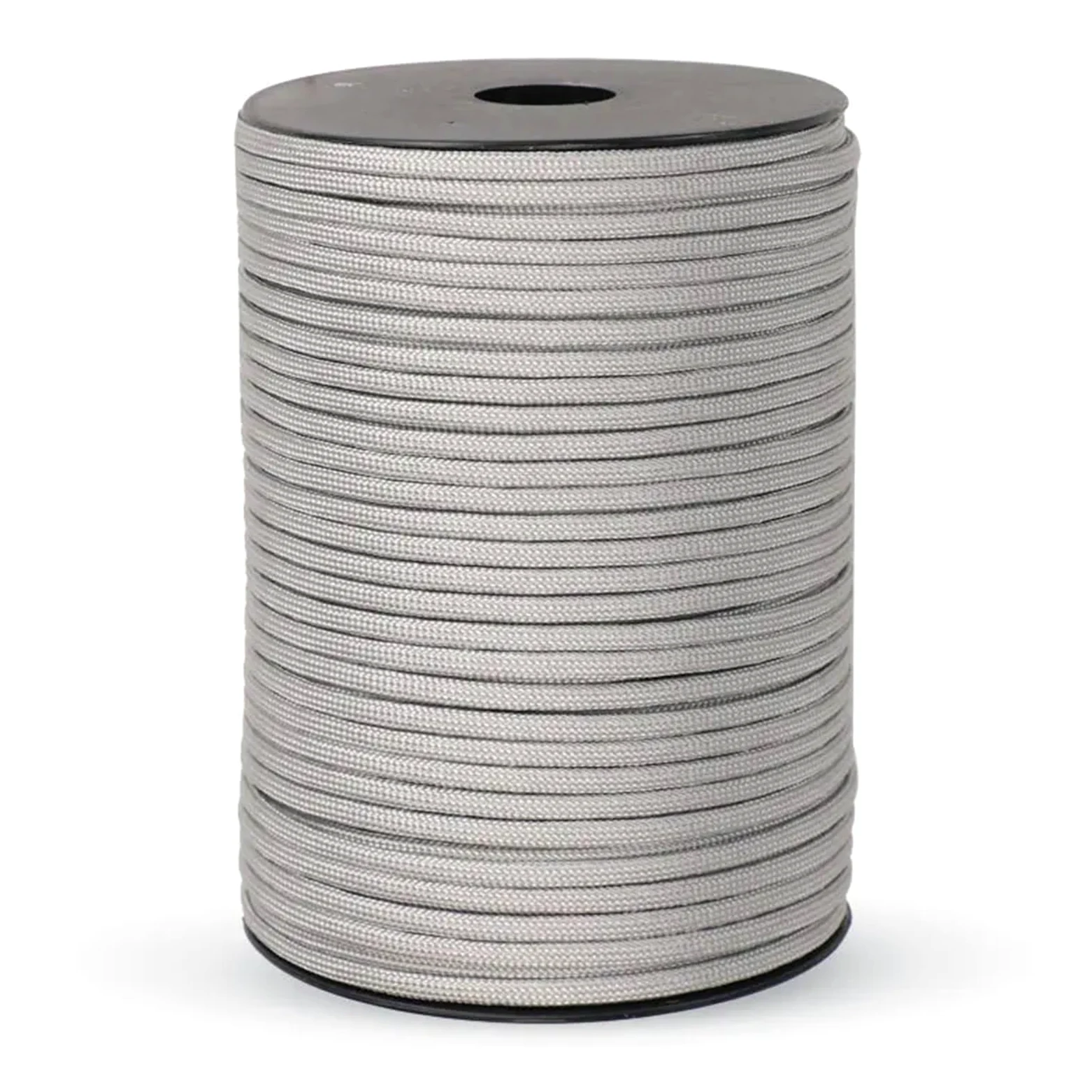 Paracorde Cuerda Paracord de 30/50/100M, Cuerda Eje estándar 9 núcleos, paracaídas 4mm for Exteriores, Tienda con Paraguas, Correa cordón(Grey,100M)