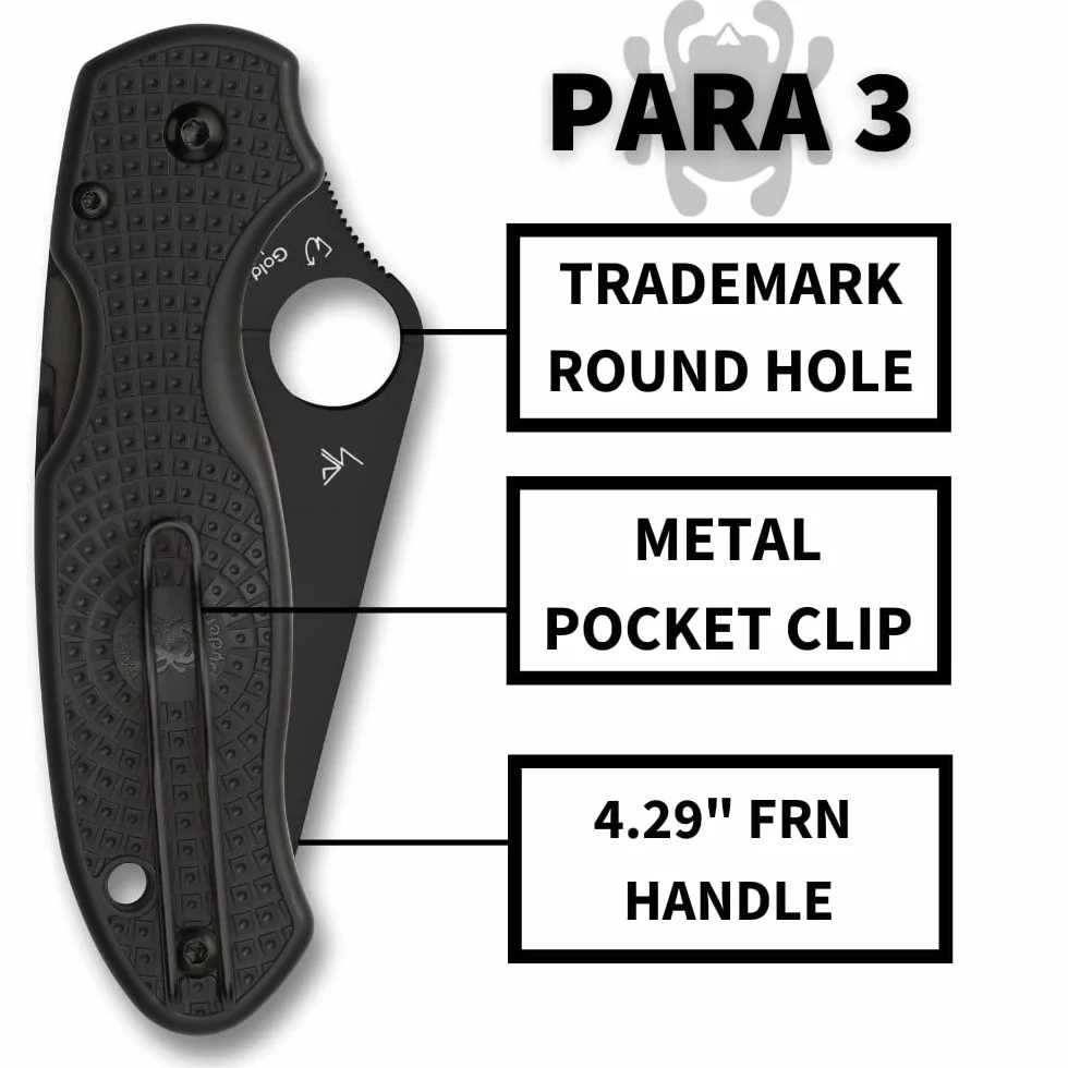SpyderEdge Para 3 Mango FRN CTS BD1N Nóż składany