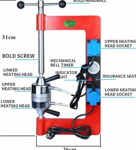 Máquina de vulcanización de neumáticos, vulcanizador de neumáticos automático con control de temperatura de temporización, herramienta de reparación de calefacción de neumáticos para taller de