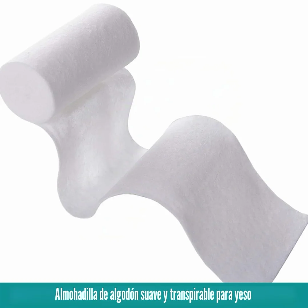 Acolchado de yeso vendaje 12 rollos poliéster suave base para vendajes