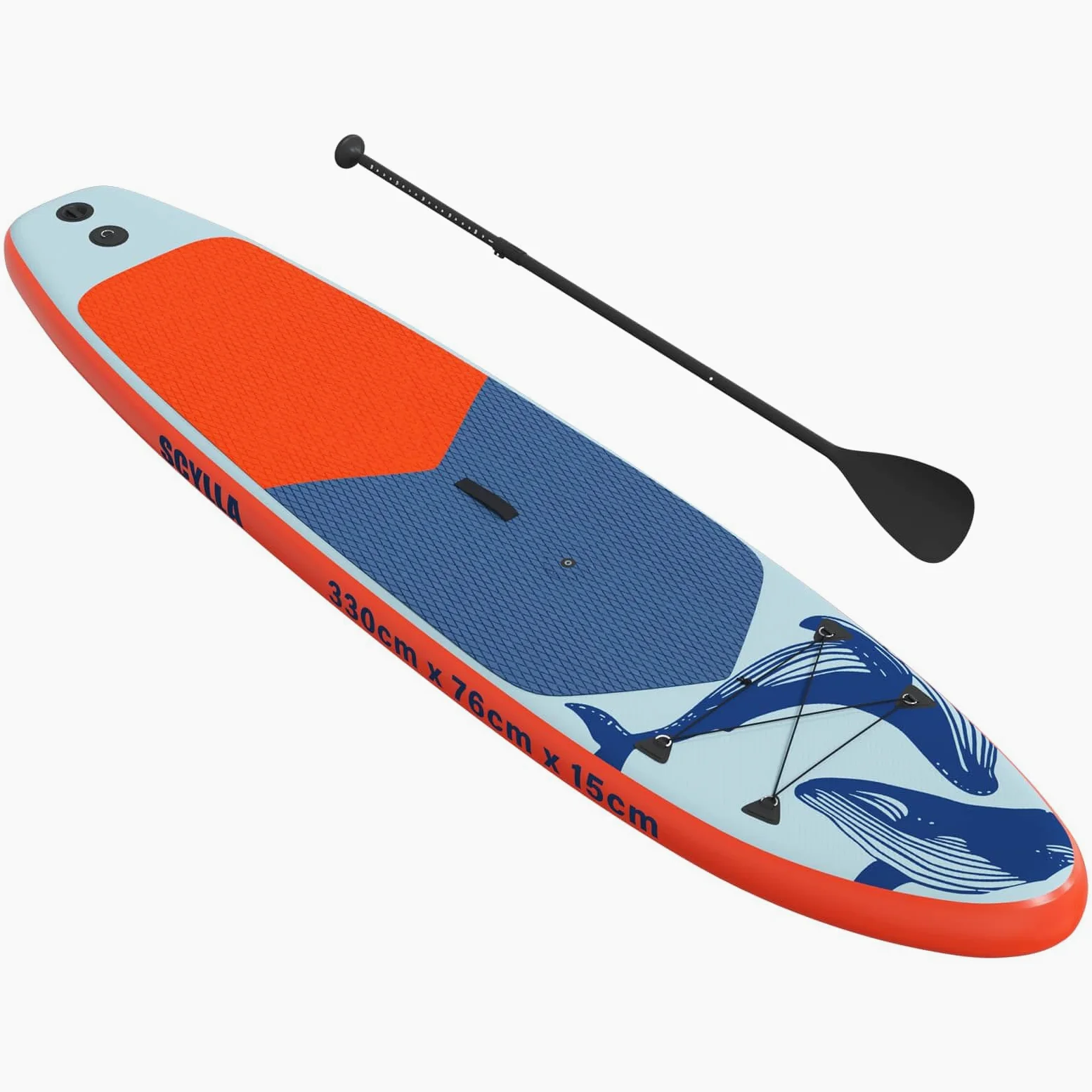 Mangloder - Tabla de SUP inflable con vela x x turquesa para deportes acuáticos al aire libre, estable, portátil, para principiantes, familia, yoga, touring, río, lago, mar, equilibrio, entrenamiento