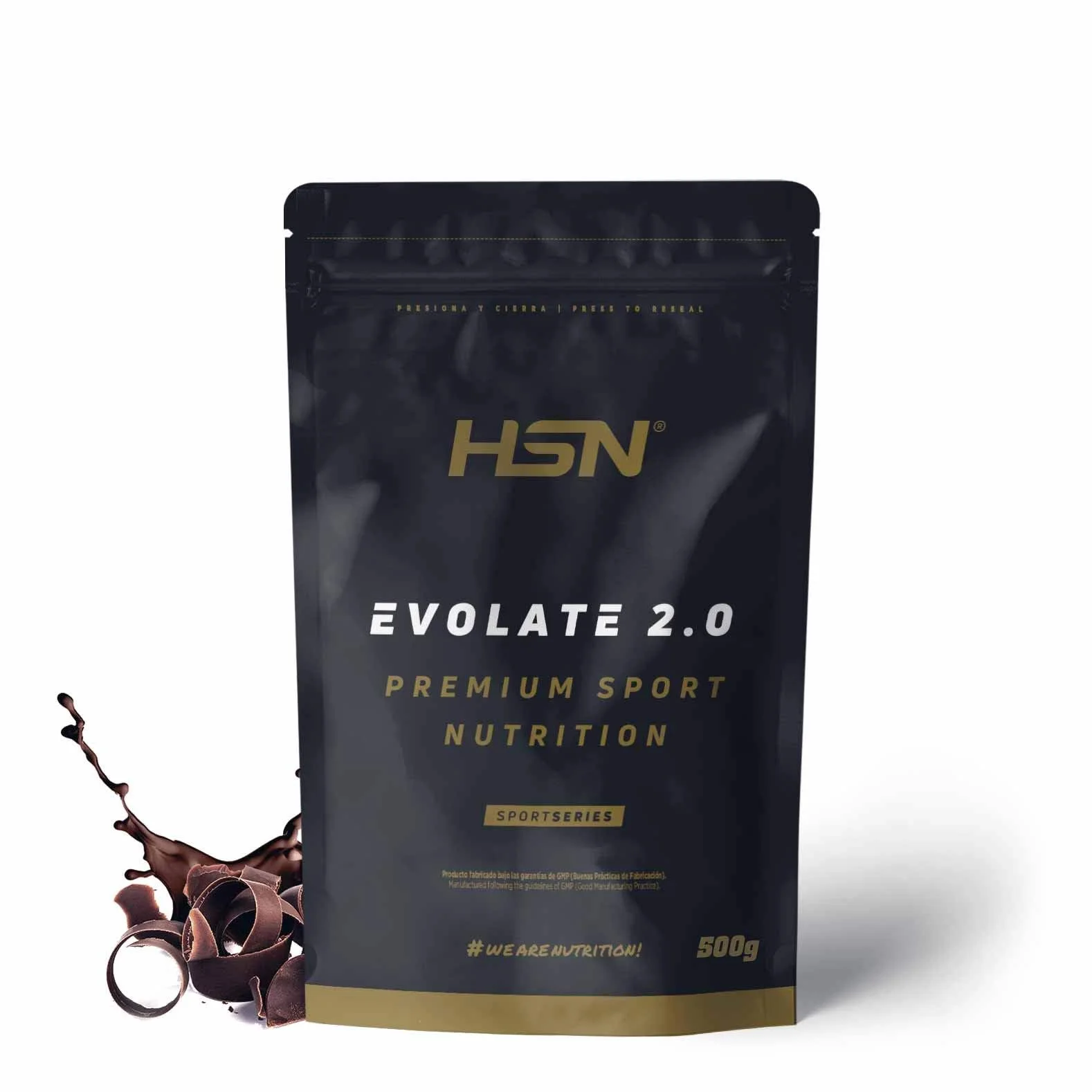 HSN Aislado de Proteína de Suero CFM Evolate 2.0 Chocolate 500g Whey Protein Isolate 90% Enzimas DigeZyme No-GMO Vegetariano Sin Gluten