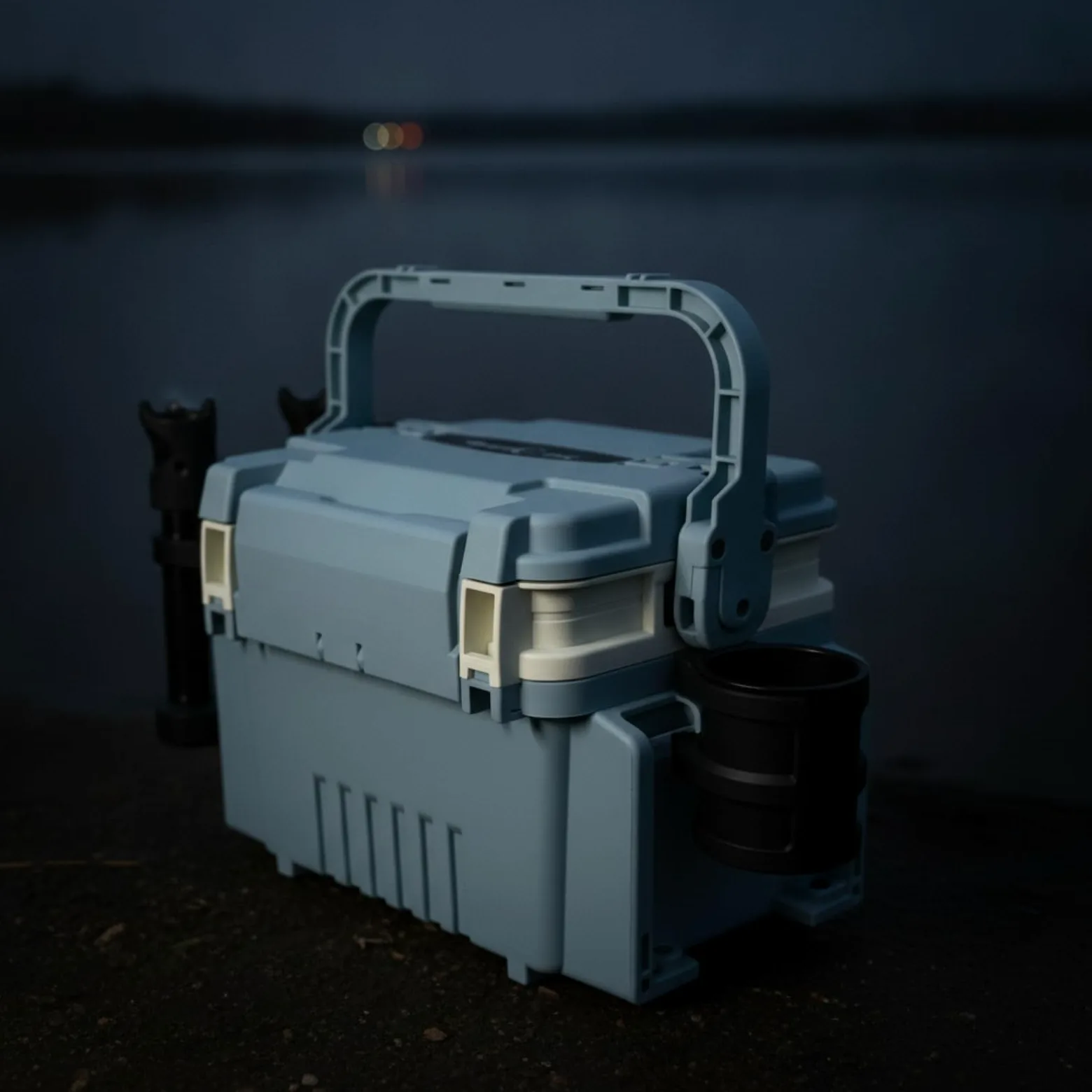 Caja Pesca con Asa Multiusos, Rojo, Pequeño | Construcción Compacta y Ligera, Caja Aparejos Pesca, Organizador Aparejos, para Garaje, Pescadores