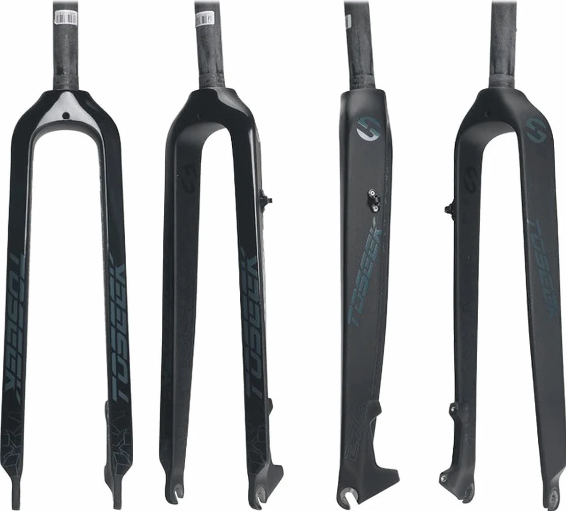 Horquilla Rígida De Bicicleta Horquillas Delanteras De Bicicleta De Carbono Completo Freno De Disco Horquilla Rígida Horquilla De Bicicleta MTB Accesorios De Bicicleta Recta A,26inch