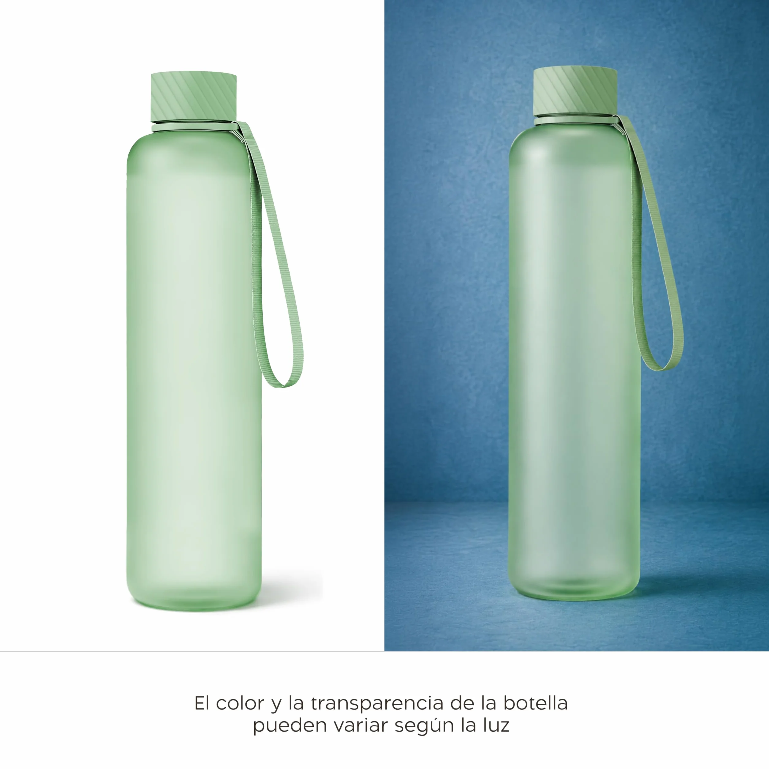 Twinzee Botella Agua 1,5 litro - Sin BPA & Antigoteo, Botella de Agua Deportiva, Oficina, Colegio, Gym, Cantimplora - Tritan Water Bottle, Azul Oscuro