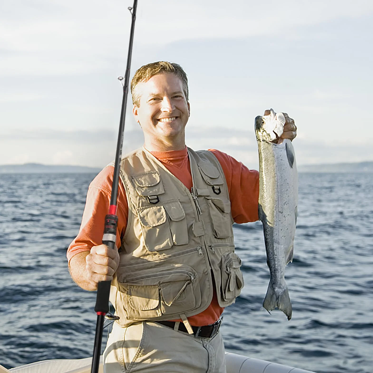 Bastón De Pescar Baitcasting - Bastón De Pesca De La Costa Cast | Bastón Lanzar Sensible Baitcasting Pesada Pesada Portátil Baitcast Varilla Cebo Caña De Pescar Bastón De Pescar Baitcaster