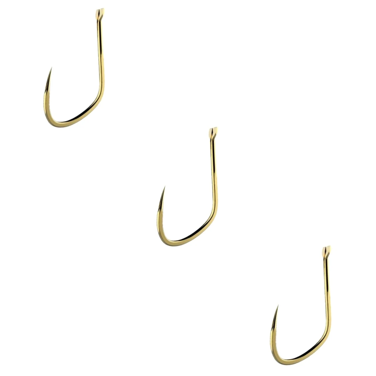 POPETPOP 300 Piezas señuelo Pesca anzuelos Cebo Ganchos Cortos Gancho Oro anzuelos Pesca Gancho Compensado Anzuelo Carpa Anzuelo Pesca pequeño componente