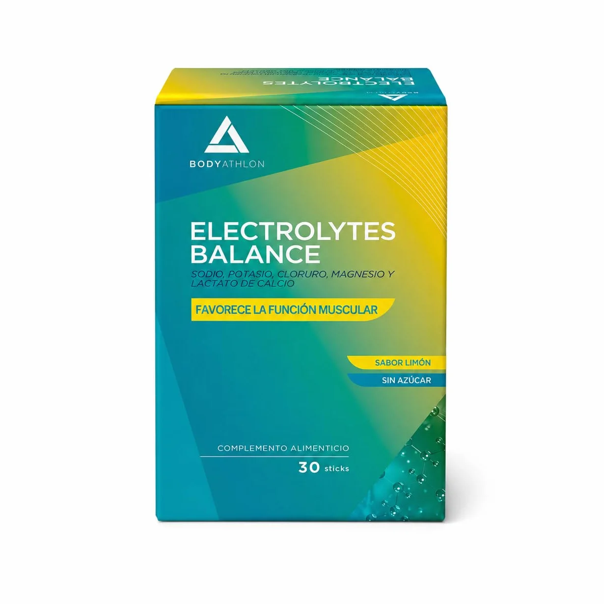 Electrolitos Sin Azucar en Polvo 1779mg Limón Sales Minerales para el Deporte Bodyathlon