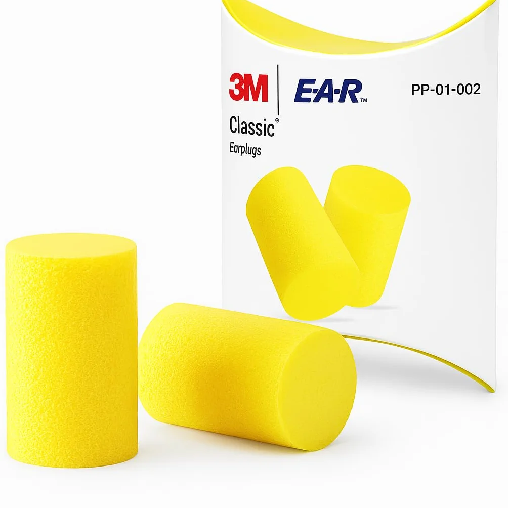 Tapones para los oídos de espuma - 20 pares - Para dormir, trabajar, roncar, perforar, estudiar, lijar, soldar