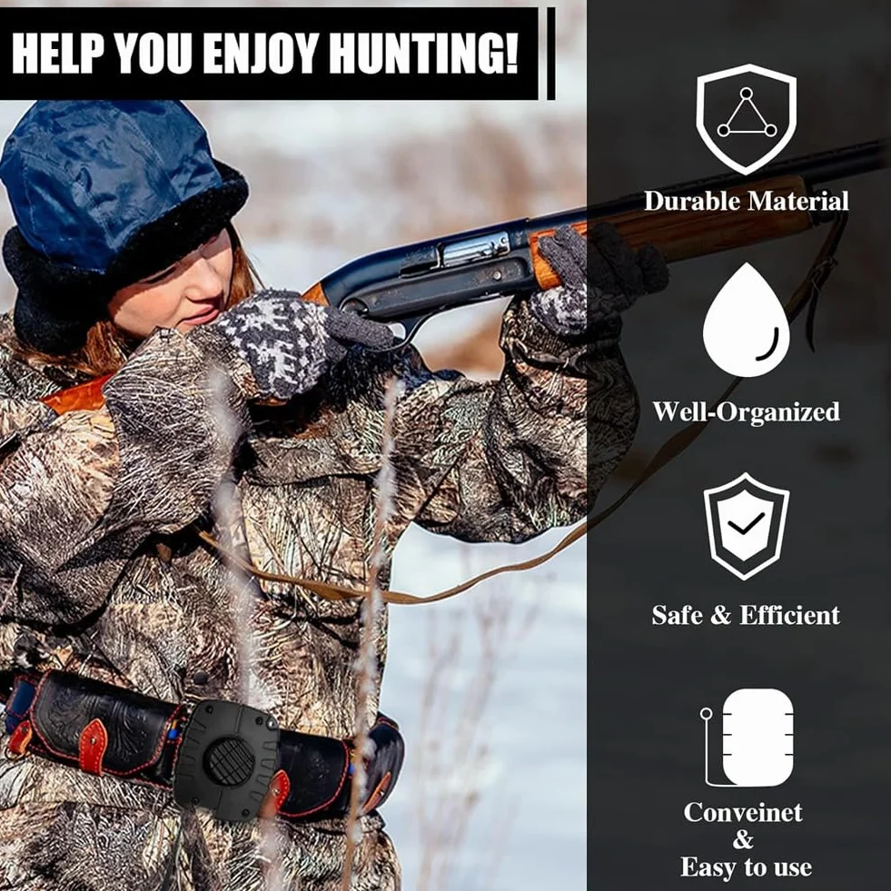 Treestand - Polipasto retráctil de 29.5 pies para caza, accesorios de equipo de caza rápidos y fáciles, 2 unidades