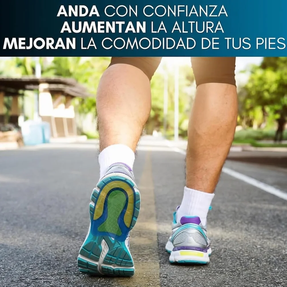 Plantillas de Silicona para Fascitis Plantar y Espolón Calcaneo - Taloneras de Gel Unisex Pack de 4
