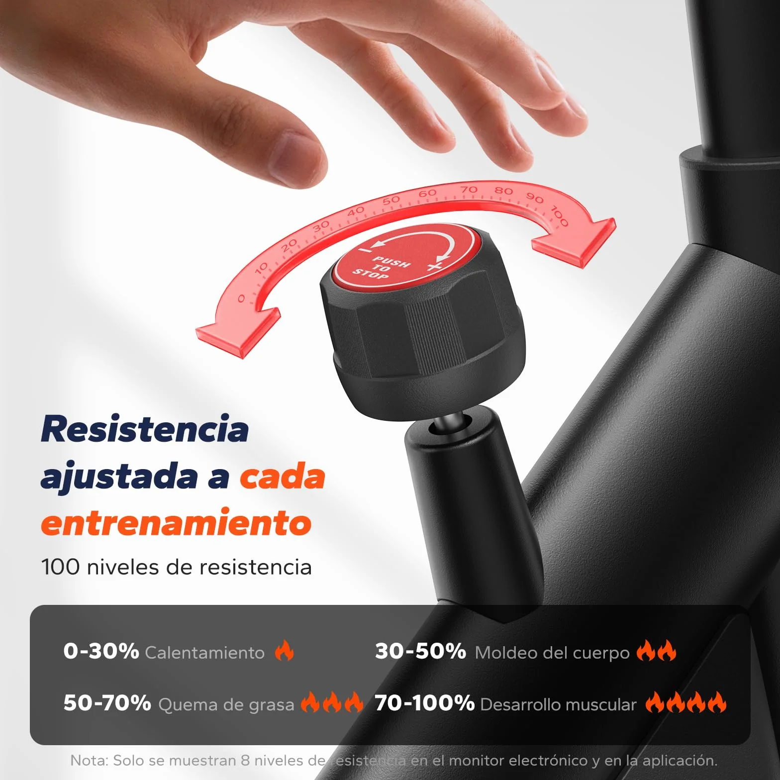 MERACH Bicicleta Estática con Resistencia Magnética, Bicicleta de Interior Silenciosa con Sillín de Aire Amortiguado, Monitor LED, App Propia, Marco en H Estable para Mayor Soporte, Capacidad 150KG