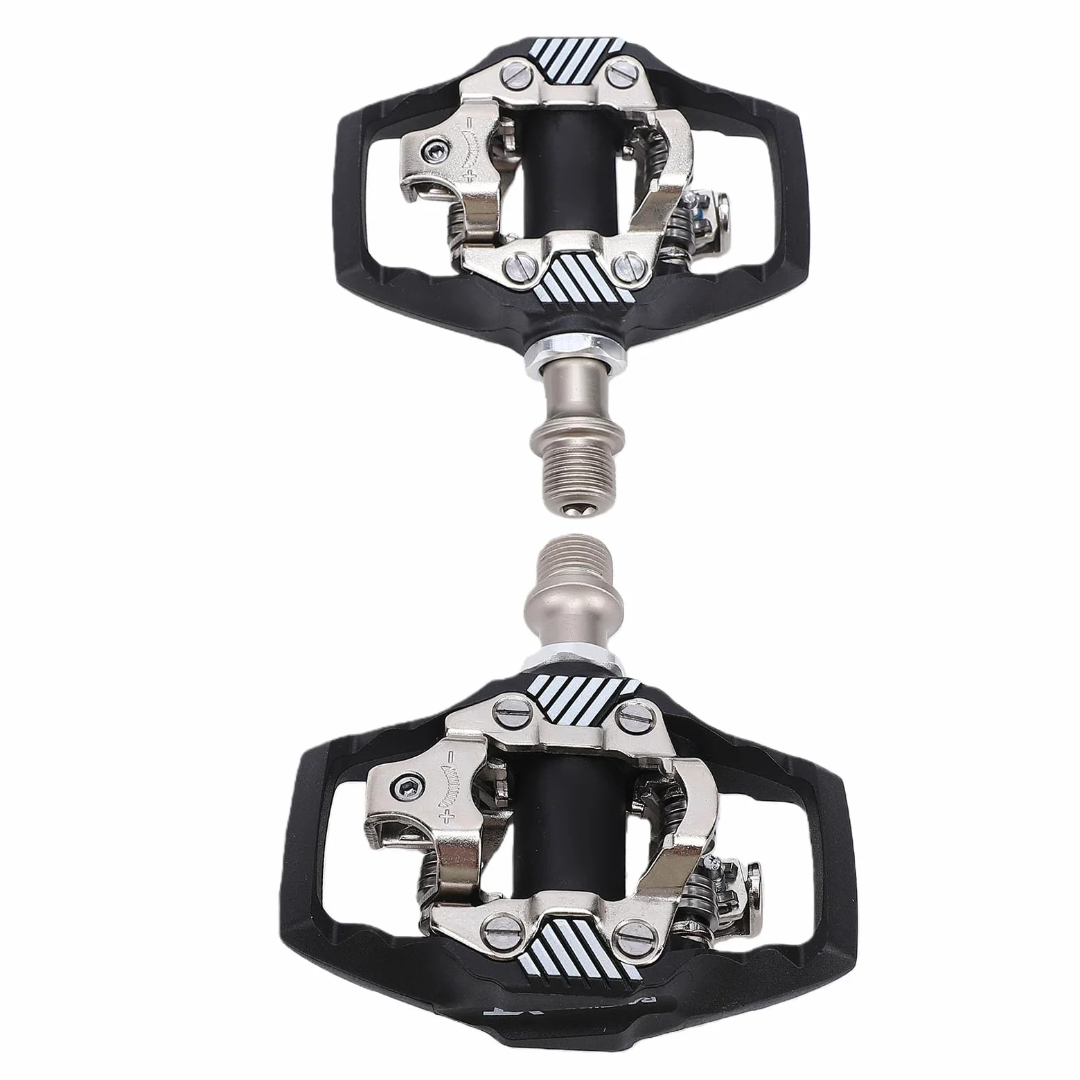 Tbest Pedales de Bicicleta de Montaña, Pedales de Plataforma de Bicicleta de Fibra de Nailon Ligeros con Rodamientos Sellados para, con Tacos para Aventuras Todoterreno
