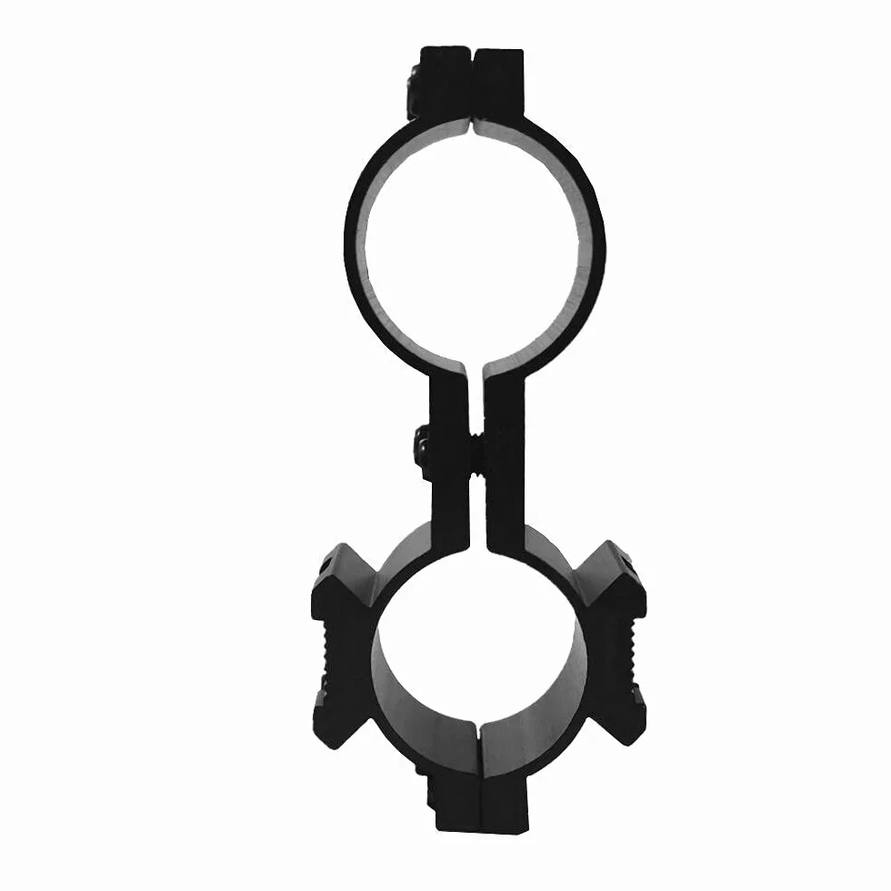 FIRECLUB Dual 1 Inch Mount Tube Ring for 1" Flashlight/Scope/Sight +1 Wrench