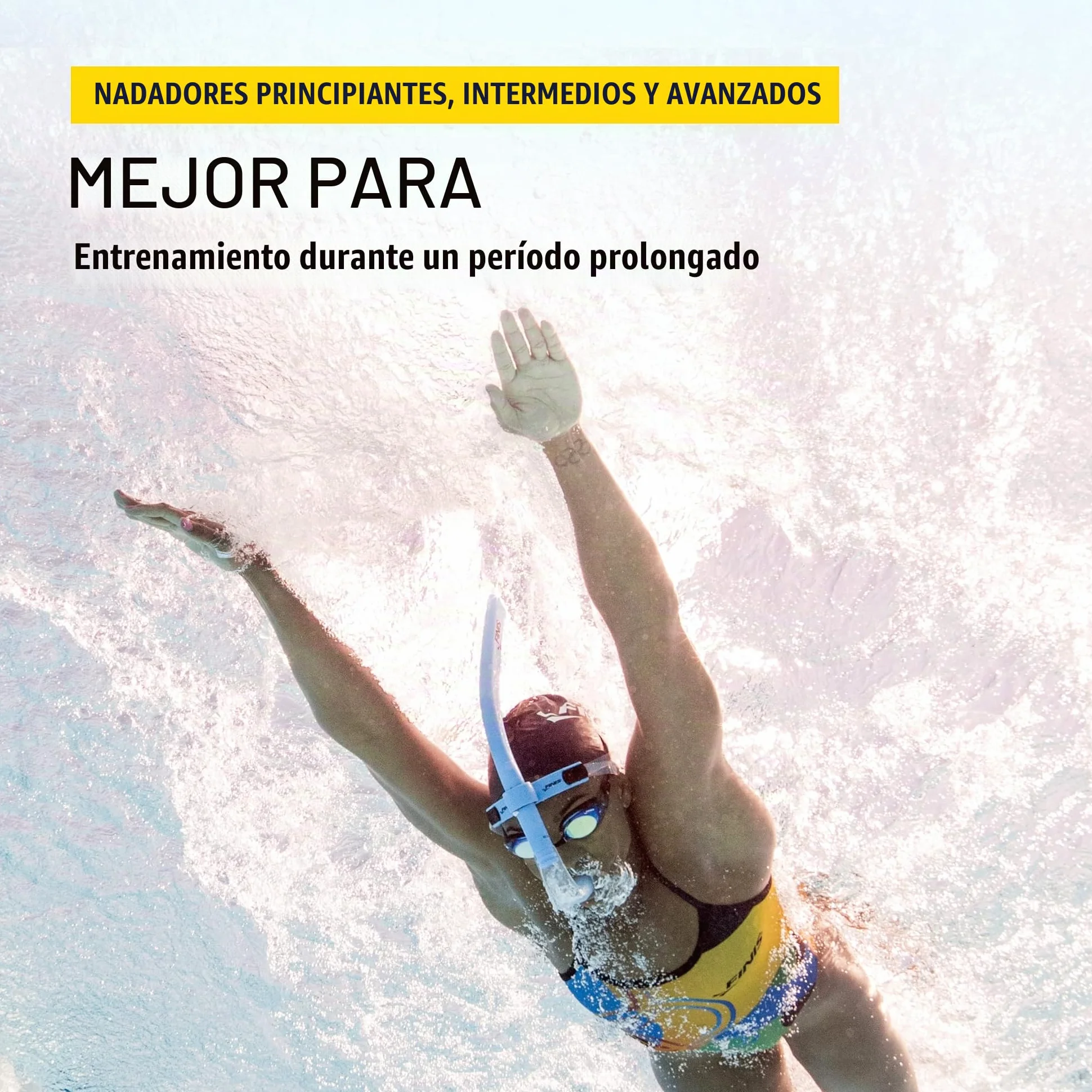 Finis Glide Tubo de respiración para natación, Unisex Adulto