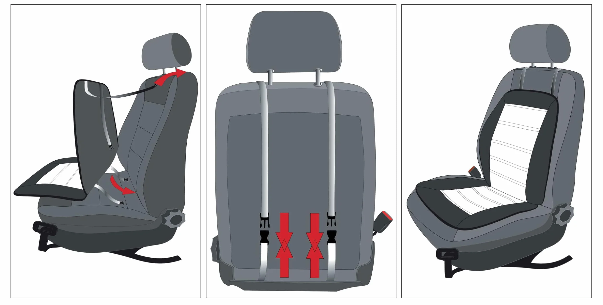 Walser Funda de Asiento Relax Drive 5 Programas de Masaje