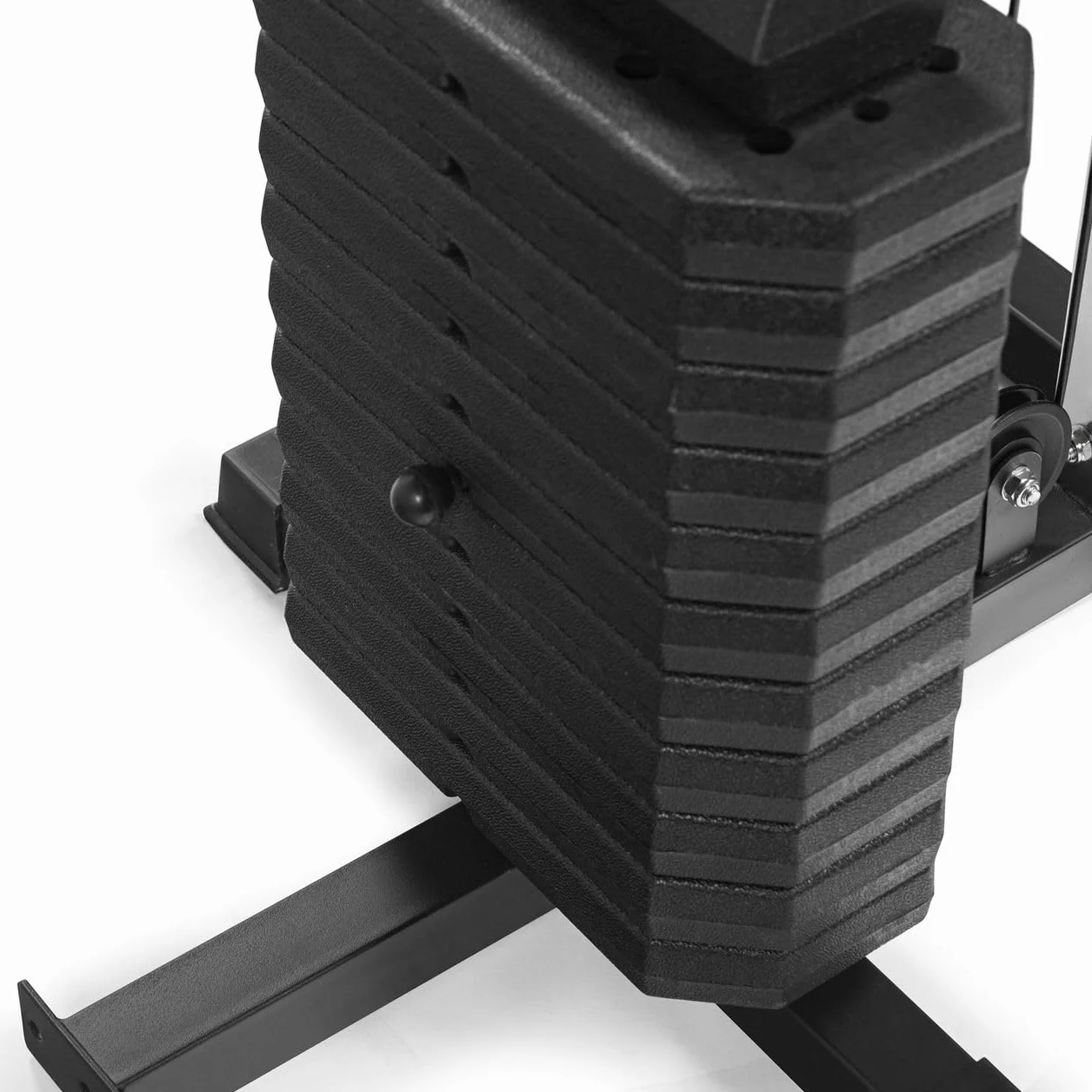 DIONE CW60 – Single Pulley – Cable Crossover – con Pesas de 60 kg – Espandibile Fino a 90 kg – Montaje en Pared – Torre de tracción de Cable – Torre de tracción de polea