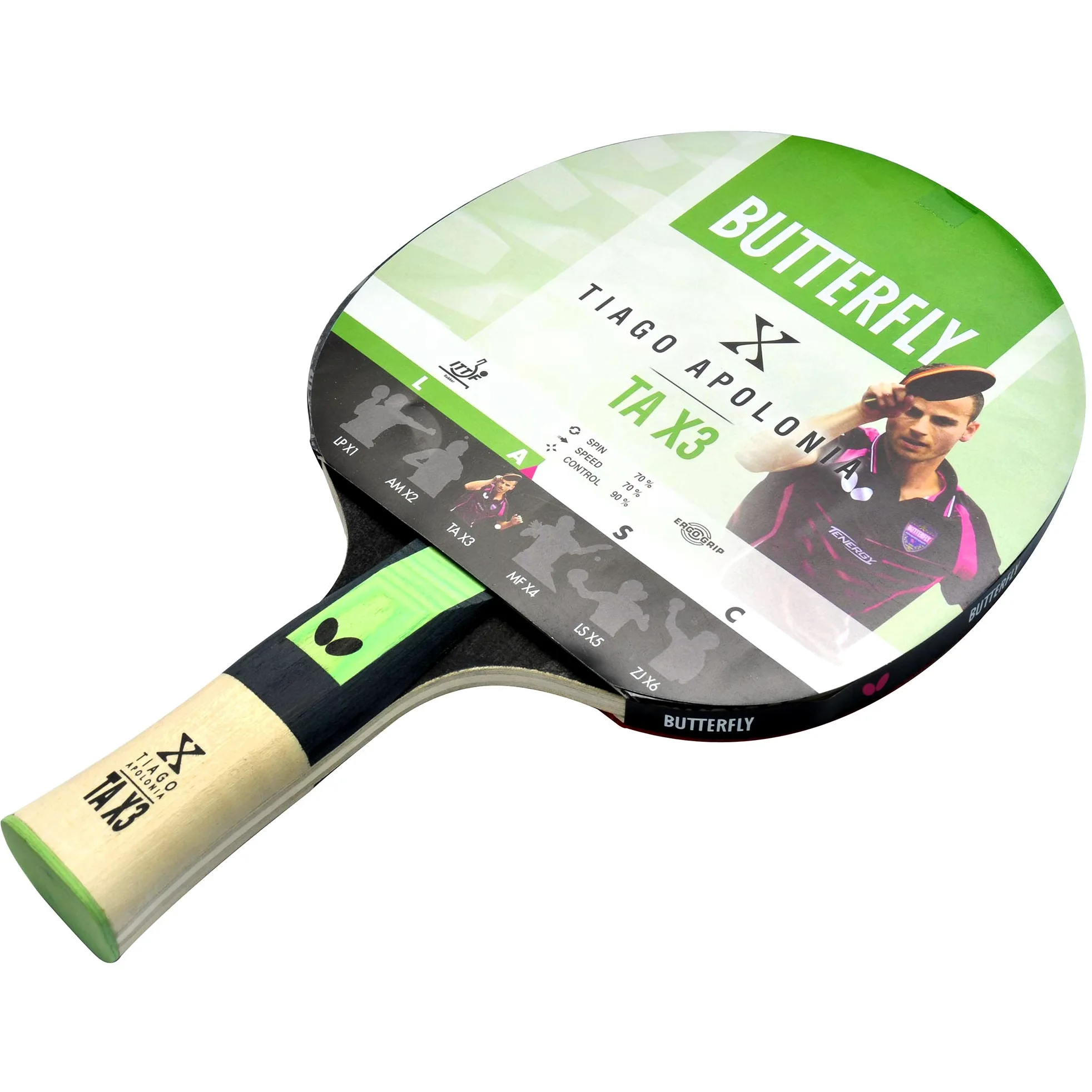 Butterfly Tiago Apolonia Tax3, Ping Pong Unisex Adulto, Multicolor, M
