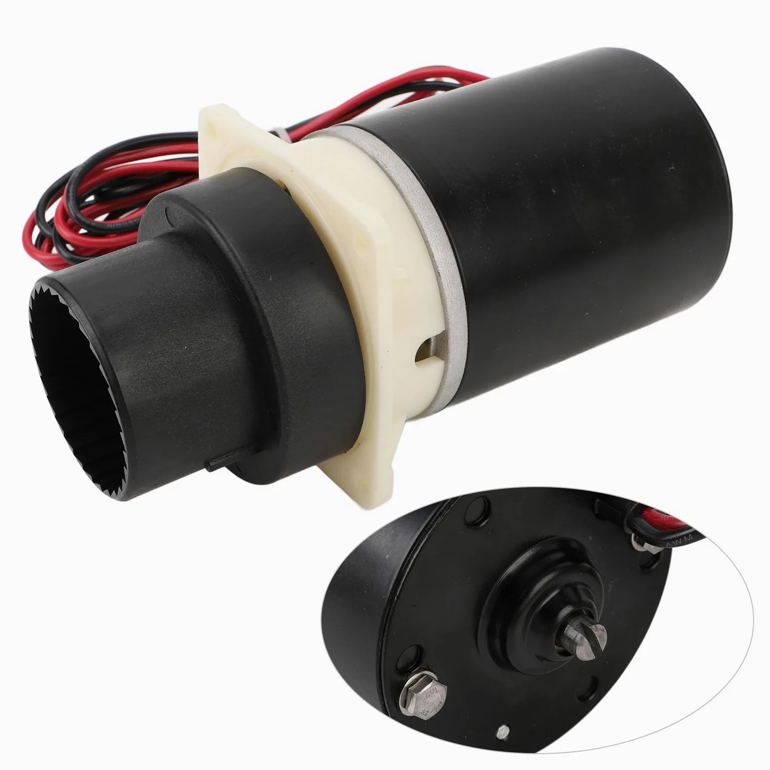 Tbest Bomba de Motor para Inodoro de RV, Descarga Silenciosa y Eficiente, Conjunto Eléctrico de 12 V para Inodoros 37045, 37245 y 37275, 37075. Diseño elegante. Fabricada en ABS y