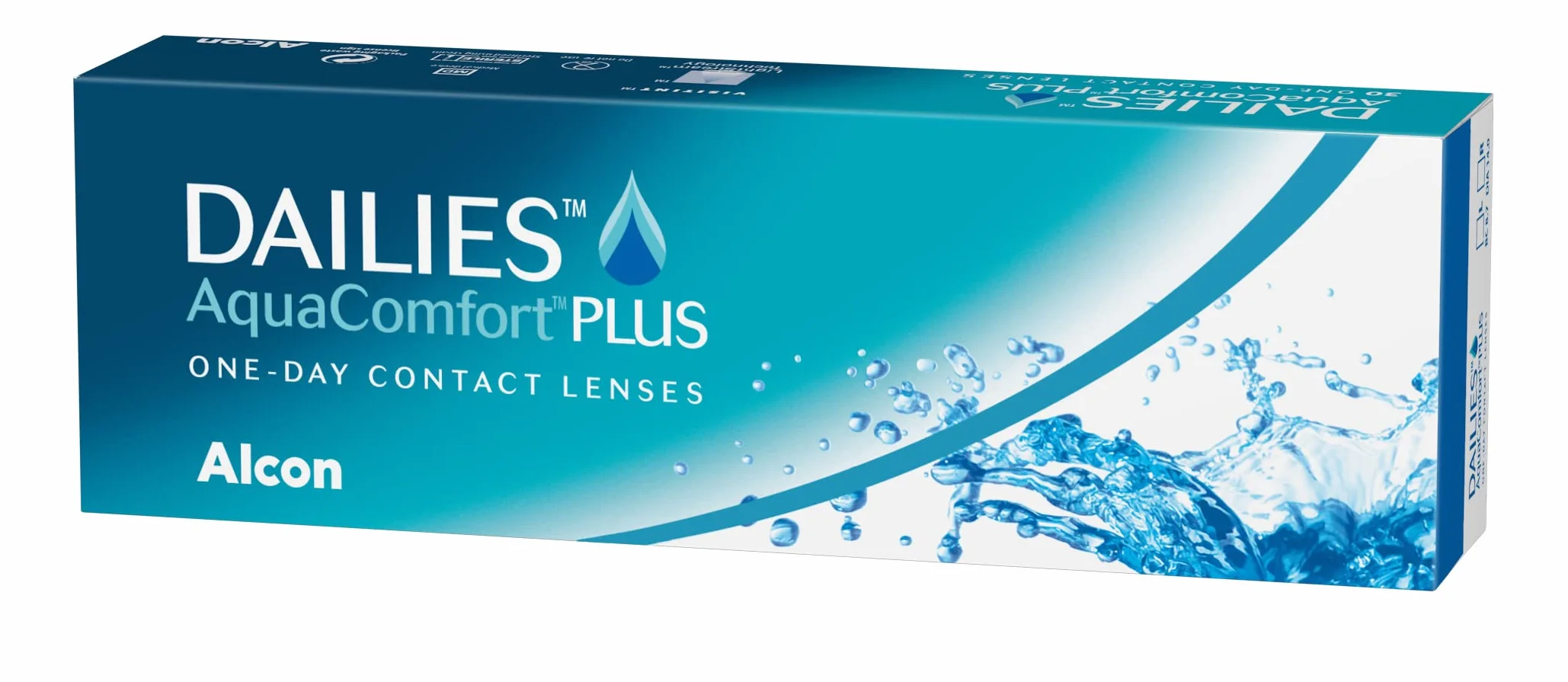 Dailies AquaComfort Plus Lentes de Contacto de Reemplazo Diario, Pack de 30, R 8.7 mm, D 14.0 mm, -3.5 Dioptrías