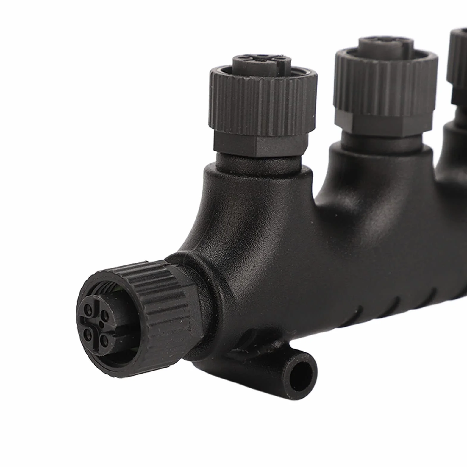 Tbest Conector en T de 4 Puertos NMEA 2000 M12 5 Pines IP67 Impermeable para Redes Lowrance