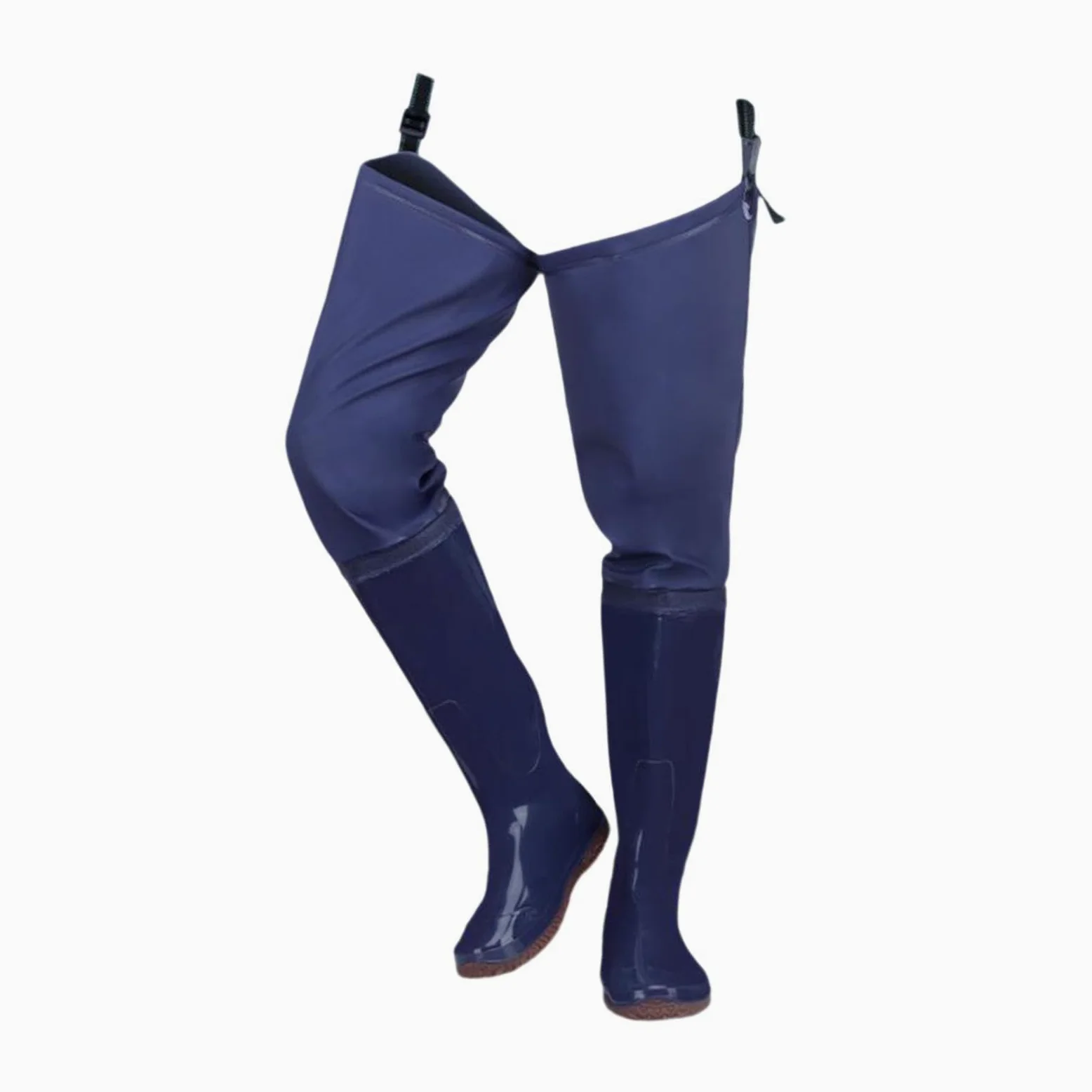 F Fityle Botas de Pesca para Hombre, Botas de Río, Caza, Bota para jardinería, Suela Antideslizante, Botas a la Cadera, Pesca