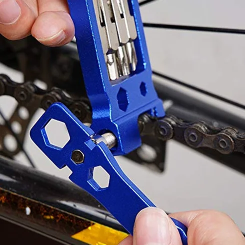 Kit de herramientas de reparación de bicicletas Destornilladores de ciclismo de radios hexagonales Herramienta Palanca de neumáticos Llave Allen Bicicleta de montaña Multiherramienta Herramientas de