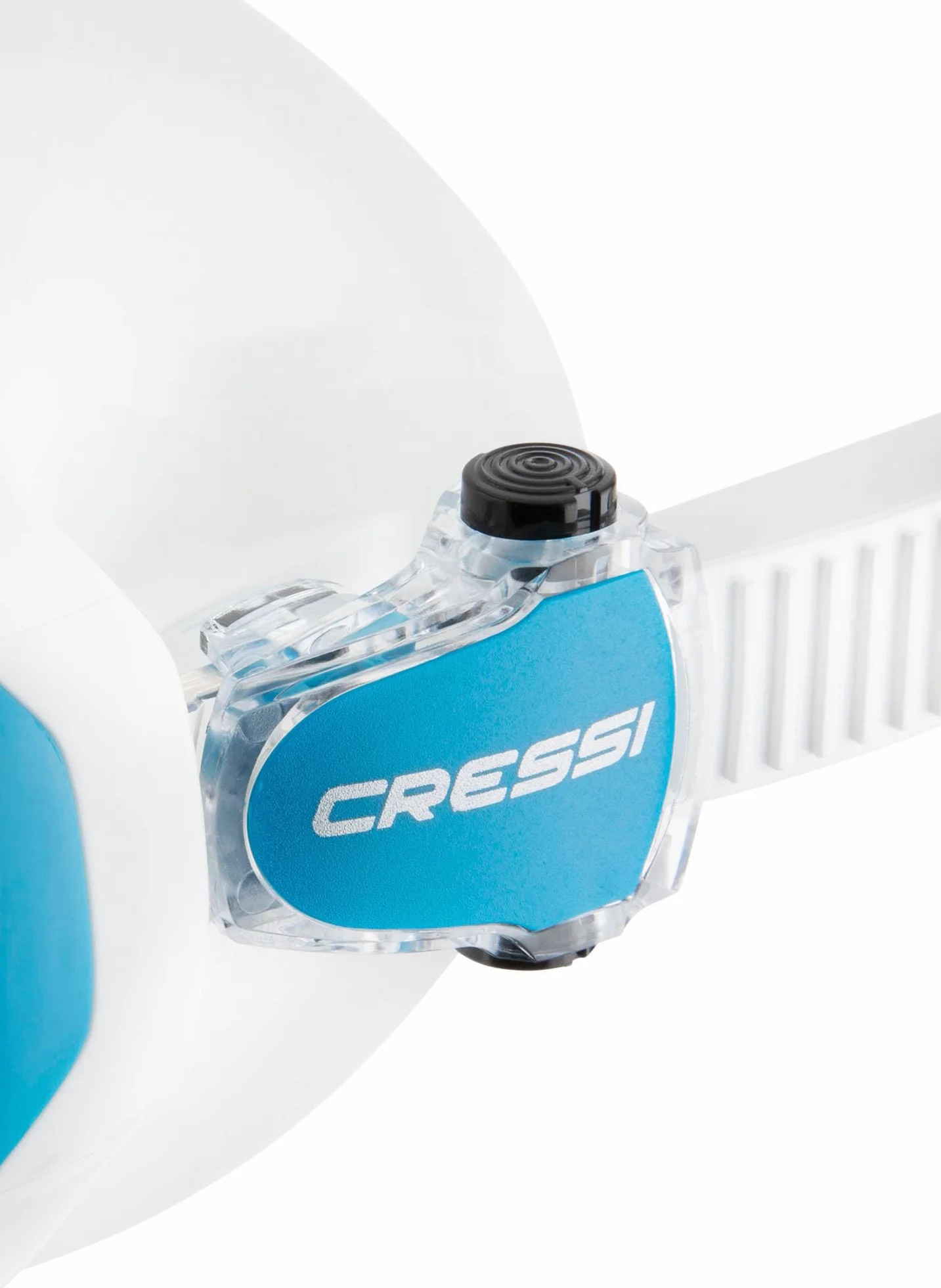 Cressi Liberty Duo - Máscaras de 2 lentes, color blanco/turquesa