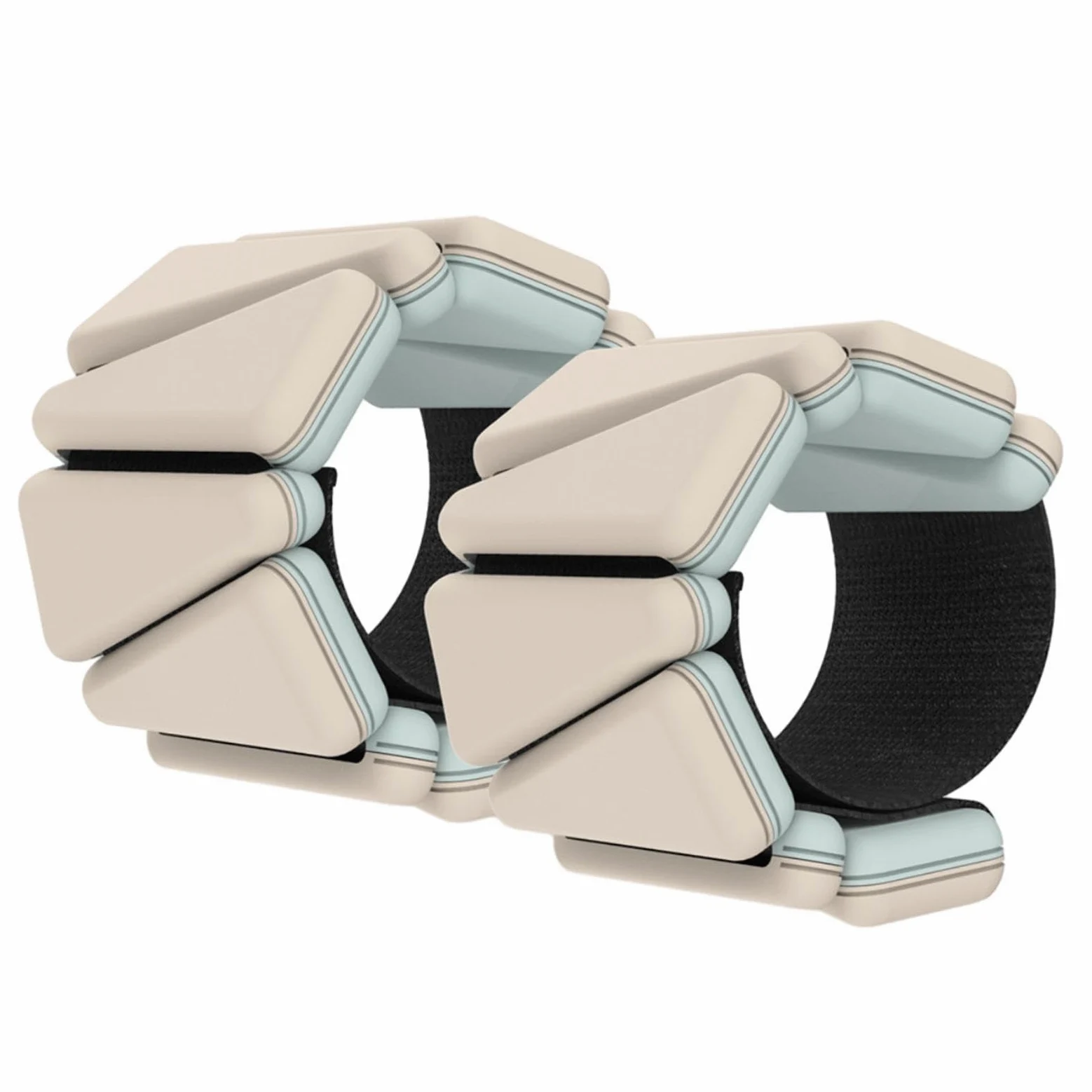 Milageto 2 Piezas Pesas para Tobillo Muñeca Correas Ajustables Silicona Cómodas para Ejercicios de Fuerza Adecuadas para Gimnasio Aeróbicos Pilates Entrenamien