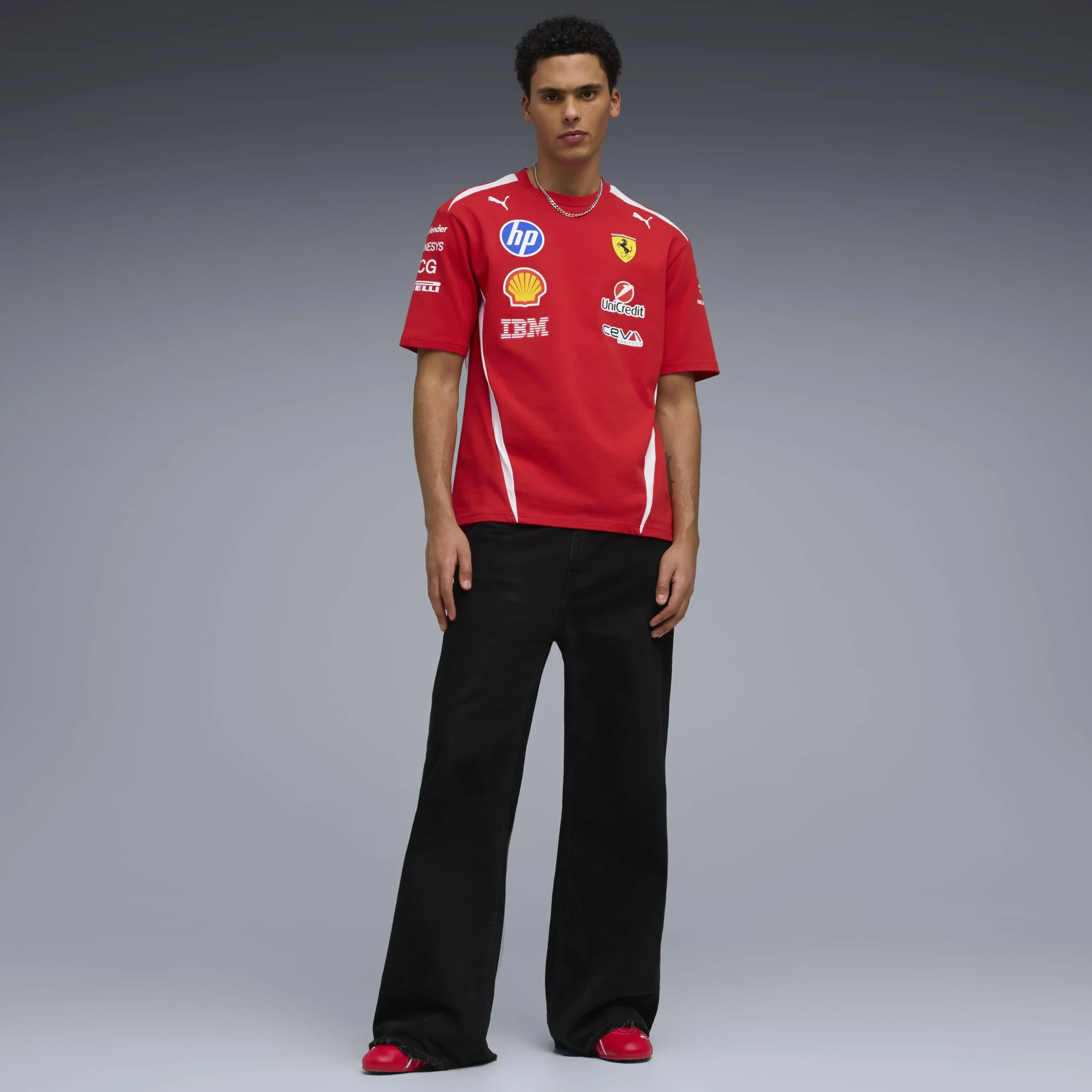 PUMA Scuderia Ferrari F1 2026 Camiseta del Equipo del piloto para Hombre - Rojo