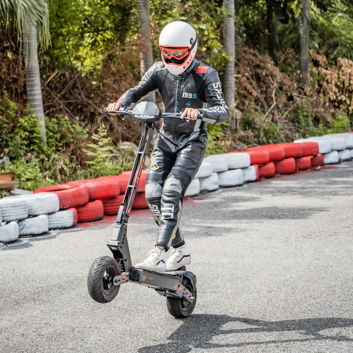 KuKirin G4 Scooter Eléctrico Recreativo Offroad, Neumáticos de Aire 11 Pulgadas, Estructura Reforzada, Estable y Robusto