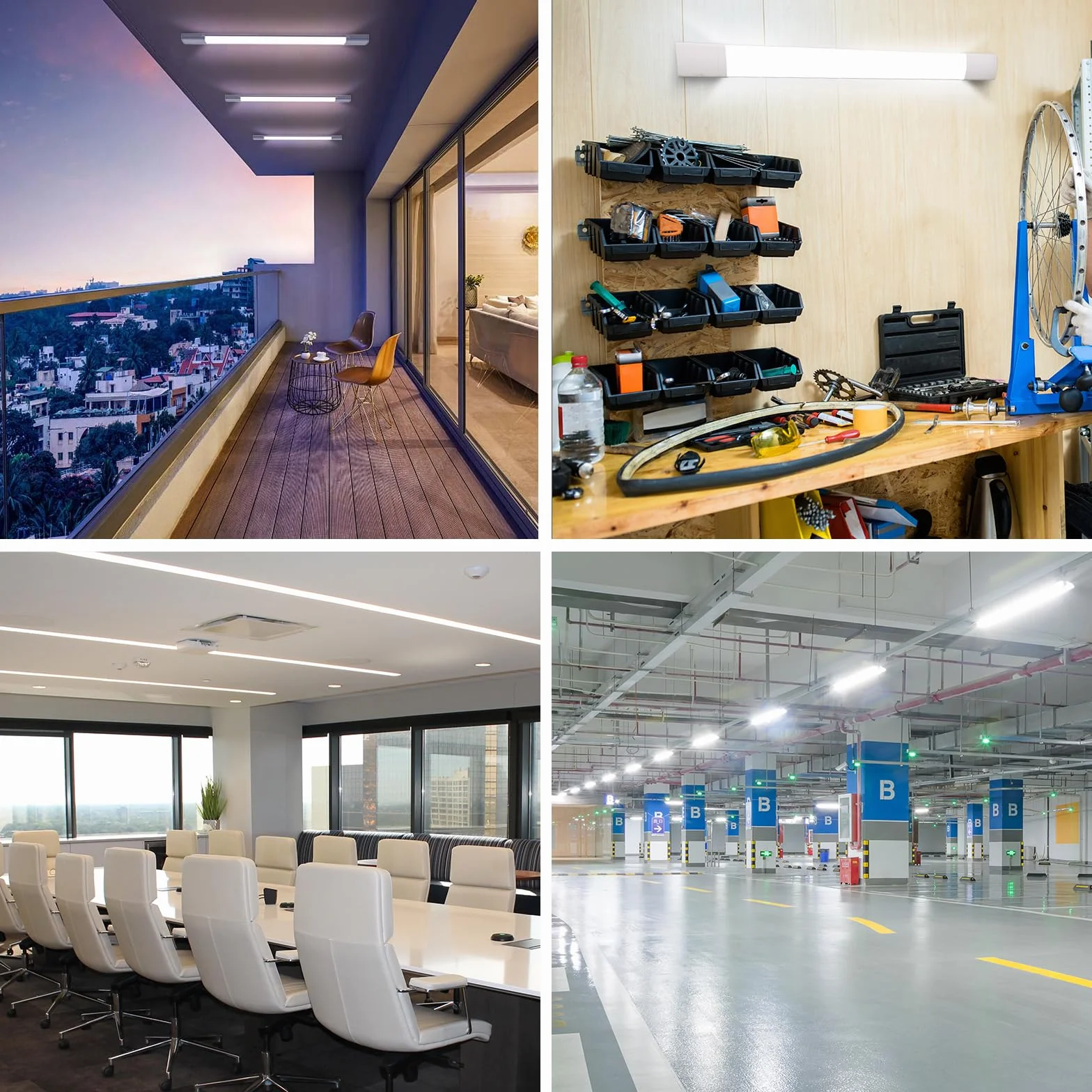 Modlicht LED Fluorescente 120cm 36W 3960LM 5000K IP65 Impermeable Luz de Techo Blanco