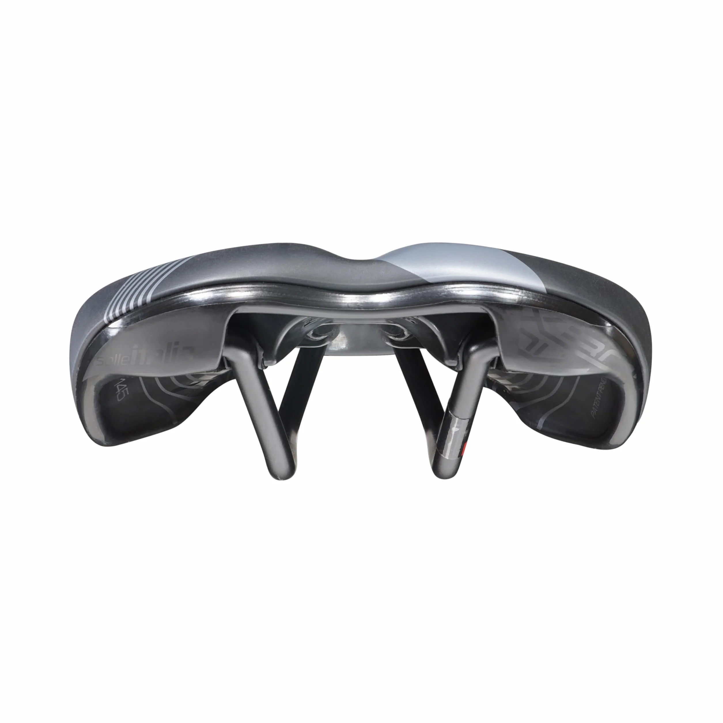 Selle Italia X-Bow Superflow - Sillín de Bicicleta de Montaña, Trekking, Enduro, E-Bike, E-Mountain Bike, Agujero Anatómico, Cuadro Aleación FeC, Amortiguadores