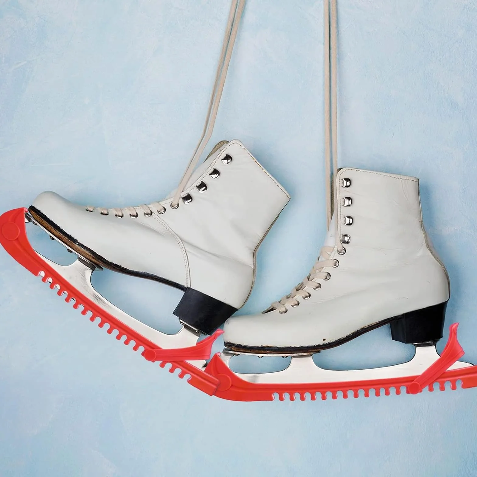 Protectores de Cuchillas de Patines de Hockey sobre Hielo,Patines de Hielo Ajustables con Muelle,Protectores de Patines Sobre Hielo,Protector de Patines de Hielo Ajustables,para Niños,Adultos