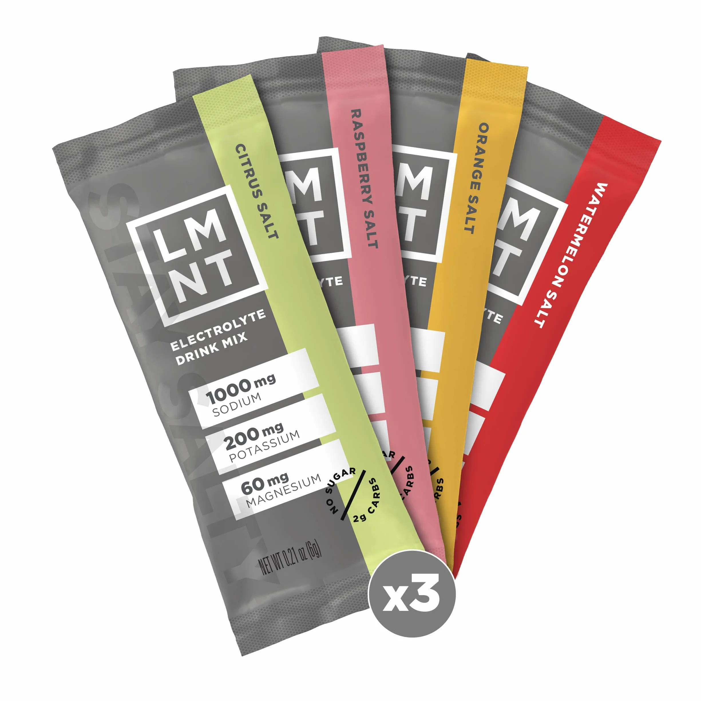 LMNT Zero Sugar Electrolytes Paquete variado Mezcla de bebidas 12 unidades