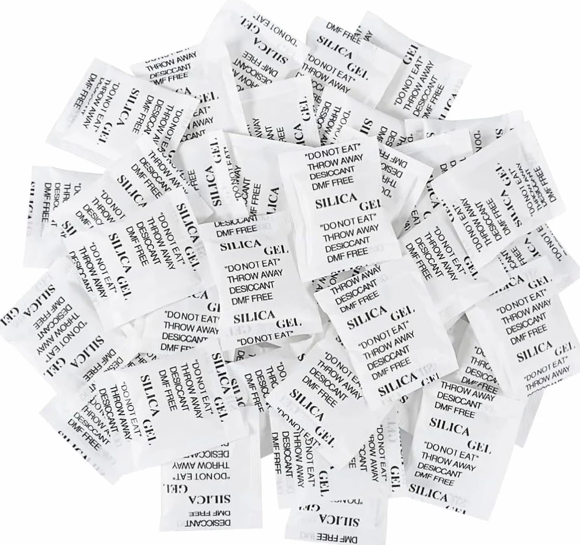 CONTROL GARDEN 200 Bolsas Antihumedad Gel de Silice 1gr Desecante No Tóxico
