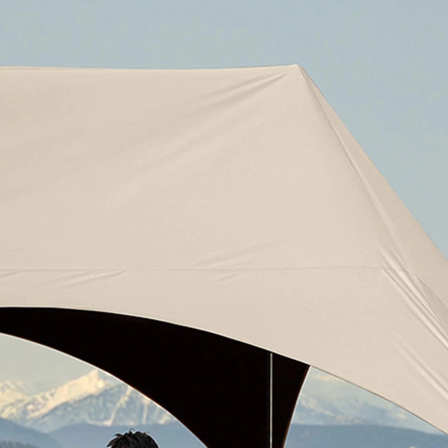 Toldo Exterior, Sombra Rápida para Camping, Estructura Resistente con Protección Solar para Barbacoa Boda Jardín Picnic Piscina Césped Terraza Porche