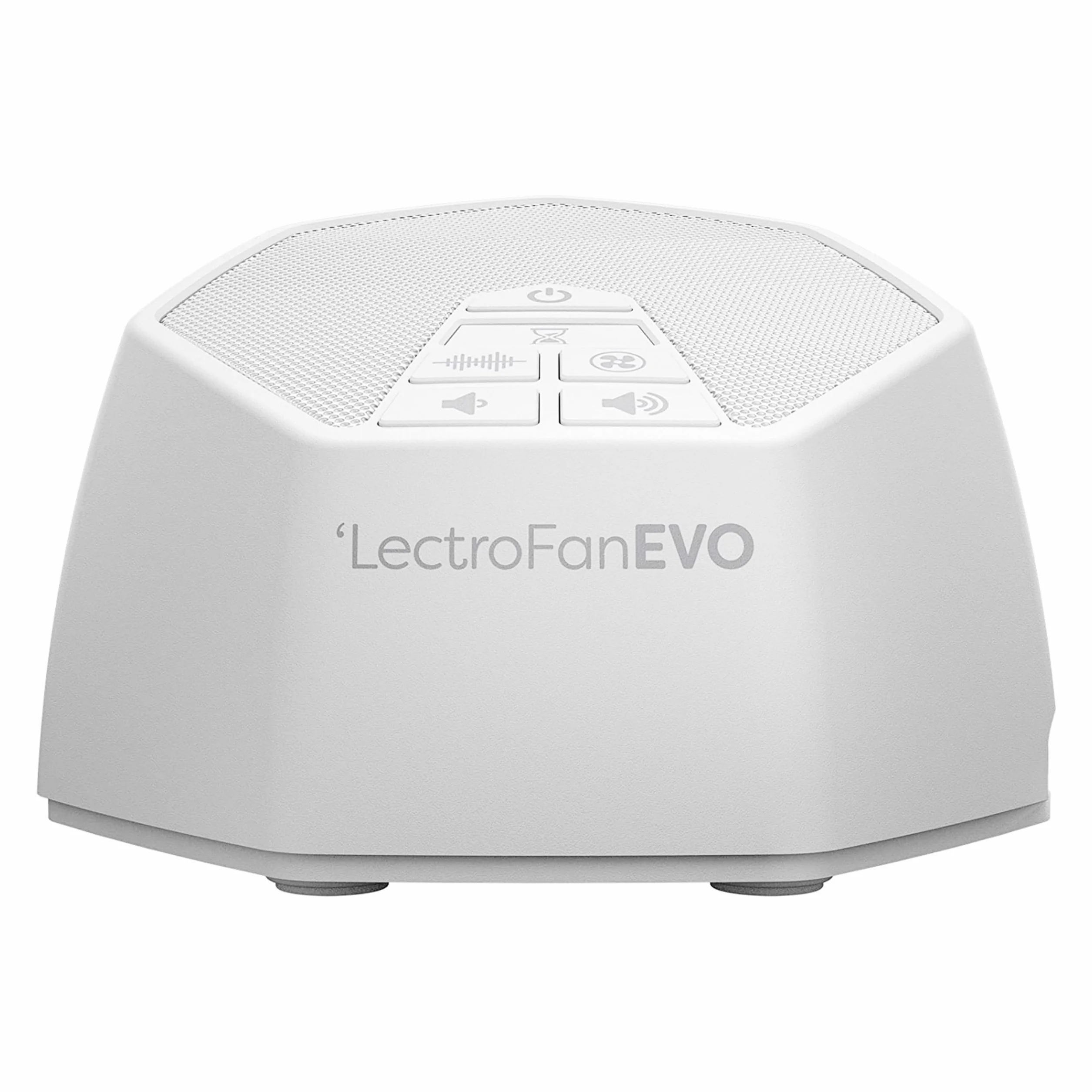 LectroFan Evo Máquina de ruido blanco ventilador sin bucle temporizador apagado blanco