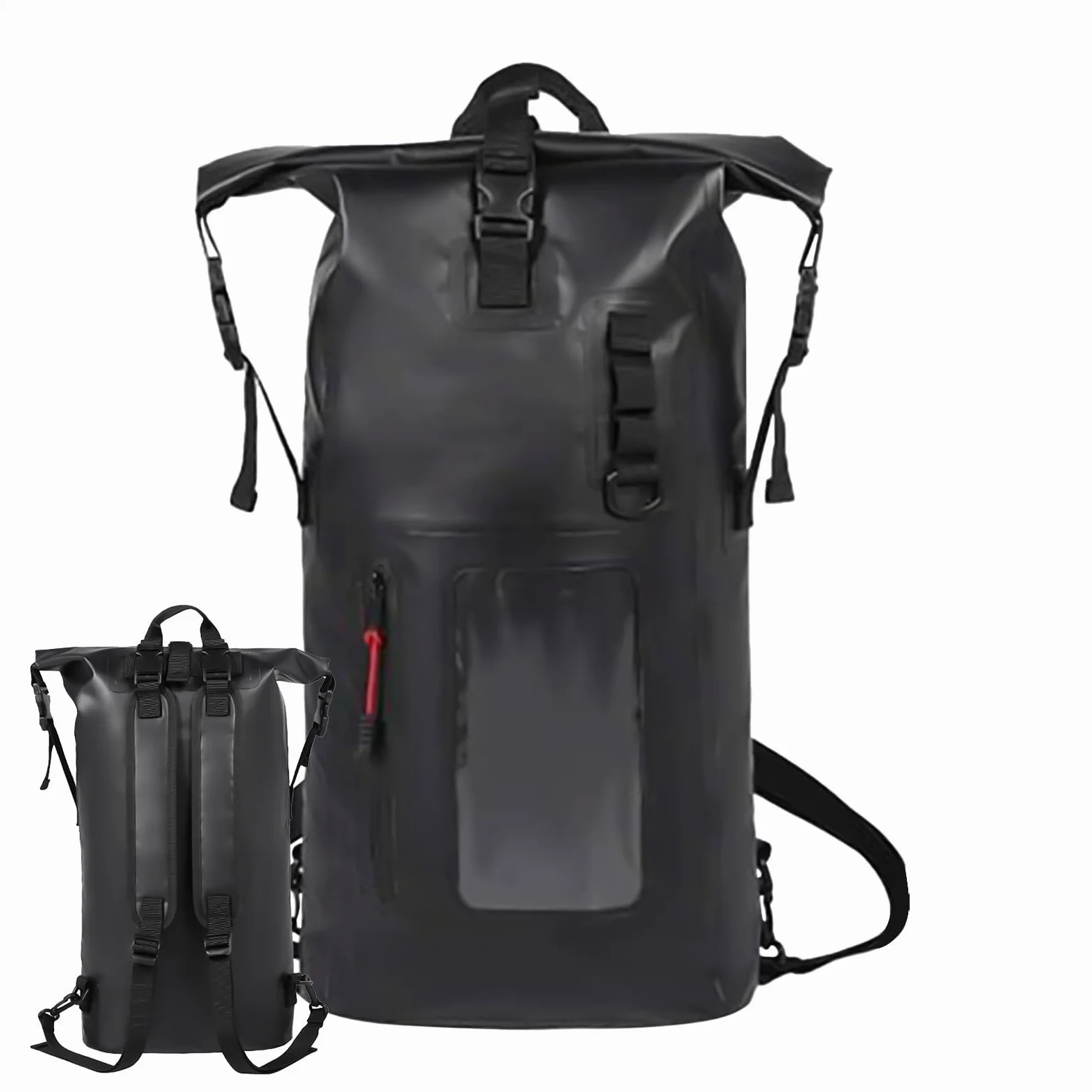 Mochila Seca Pack De Almacenamiento De Gran Capacidad 30 Litros Para Hombre | Bolsa Estanca Impermeable Para Viajes, Natación, Navegación, Kayak, Acampada, Playa