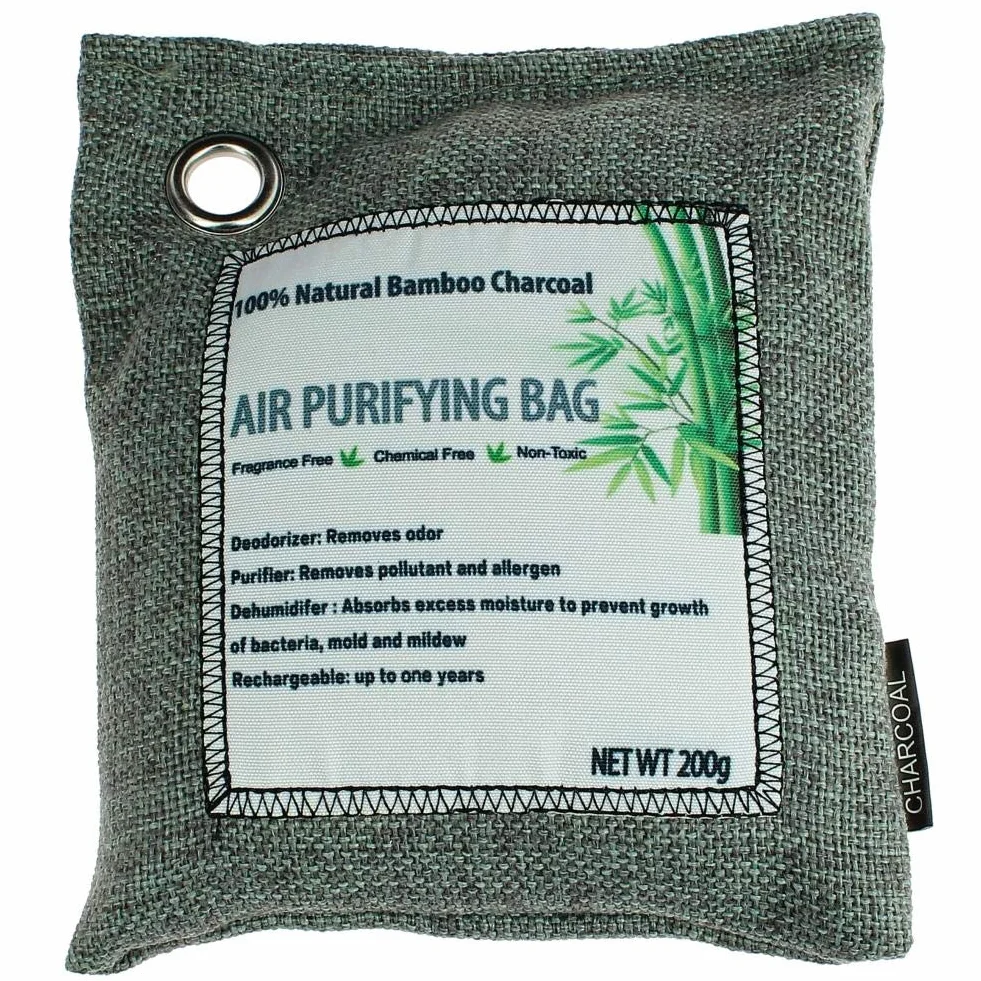 SUMEX Bolsa de carbón activo de bambú purificador deshumidificador 200 g